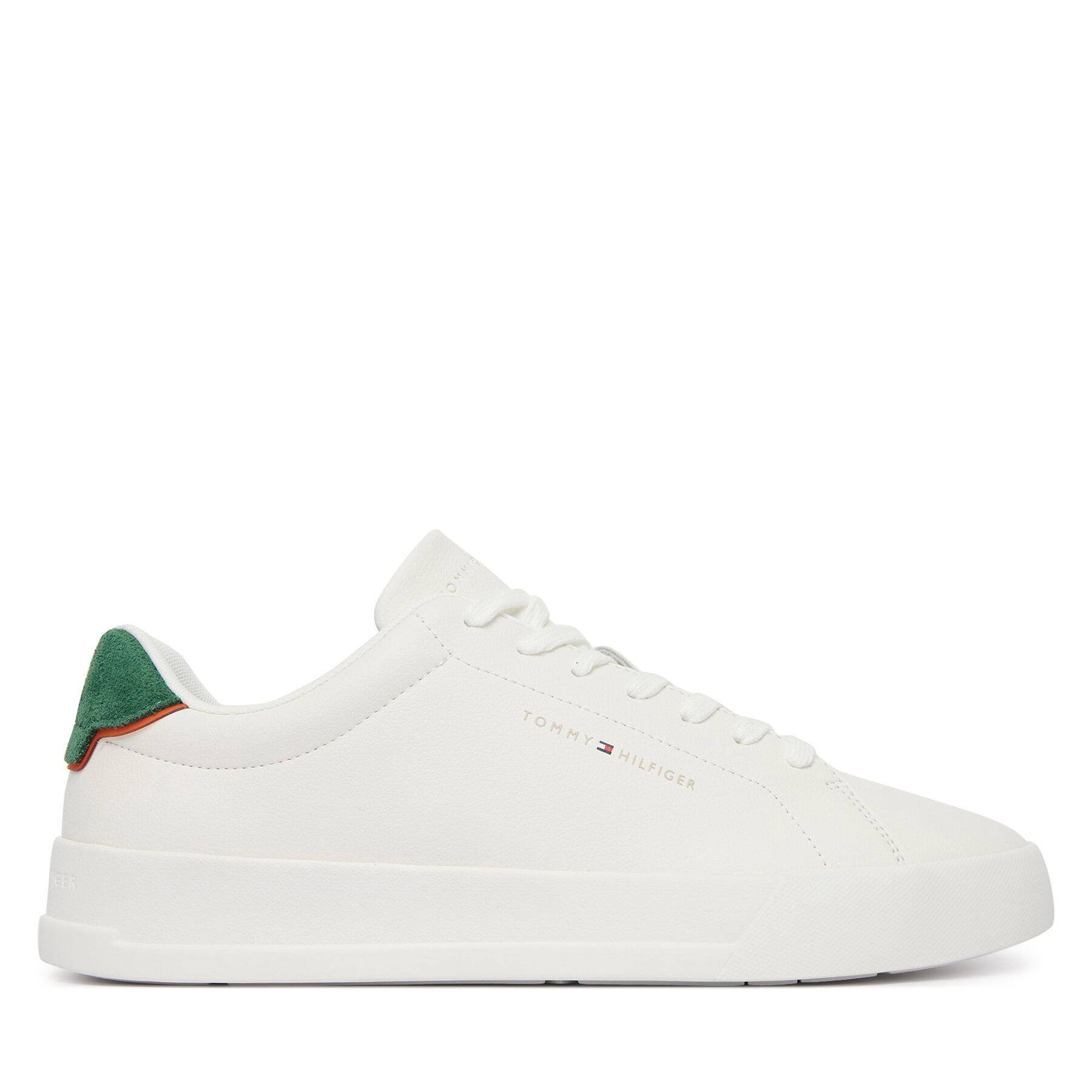 Tommy Hilfiger Sneakersy Th Court Core Ess Leather FM0FM05367 Biały