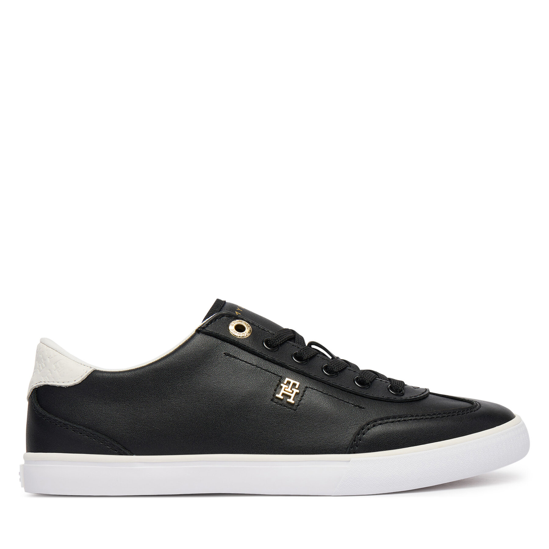 Tommy Hilfiger Sneakersy Th Chic Low Profile Vulc FW0FW09104 Czarny