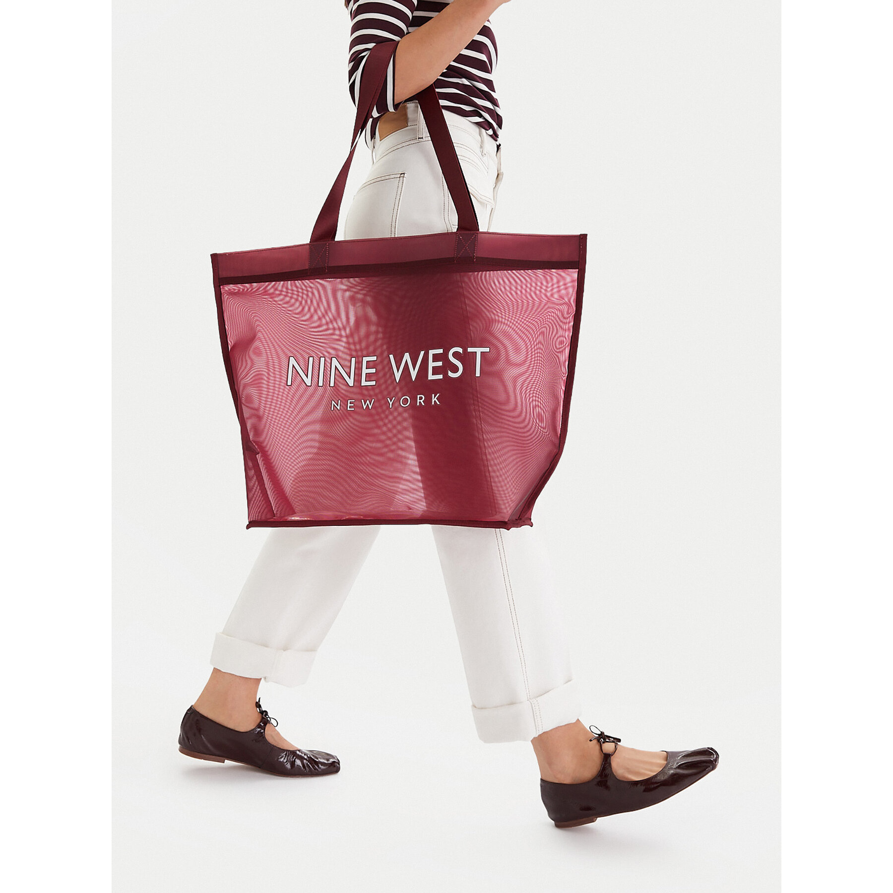 Nine West Torebka CEO-Eloura-LA374-4074 Bordowy