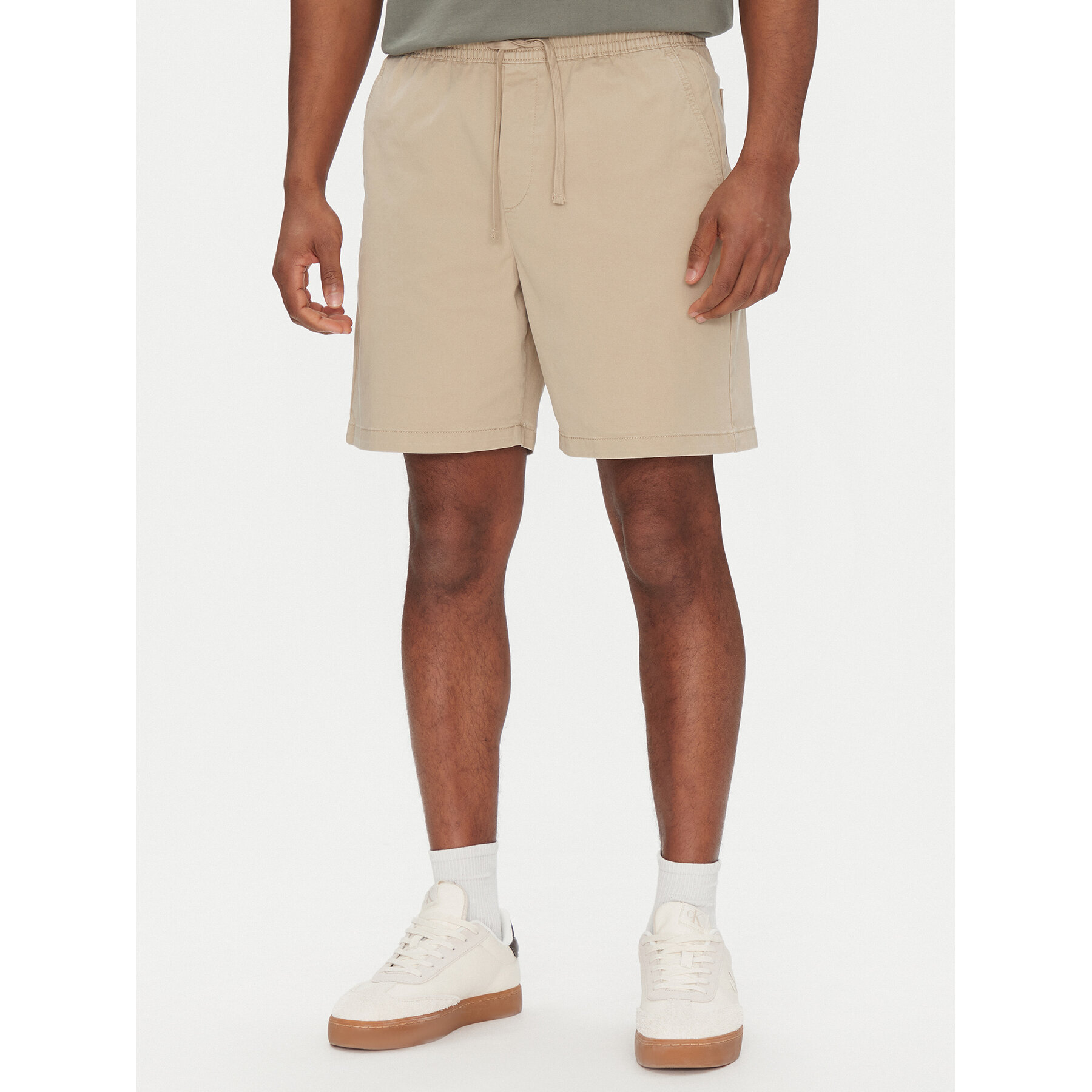 Gap Szorty materiałowe 723683-06 Beżowy Regular Fit