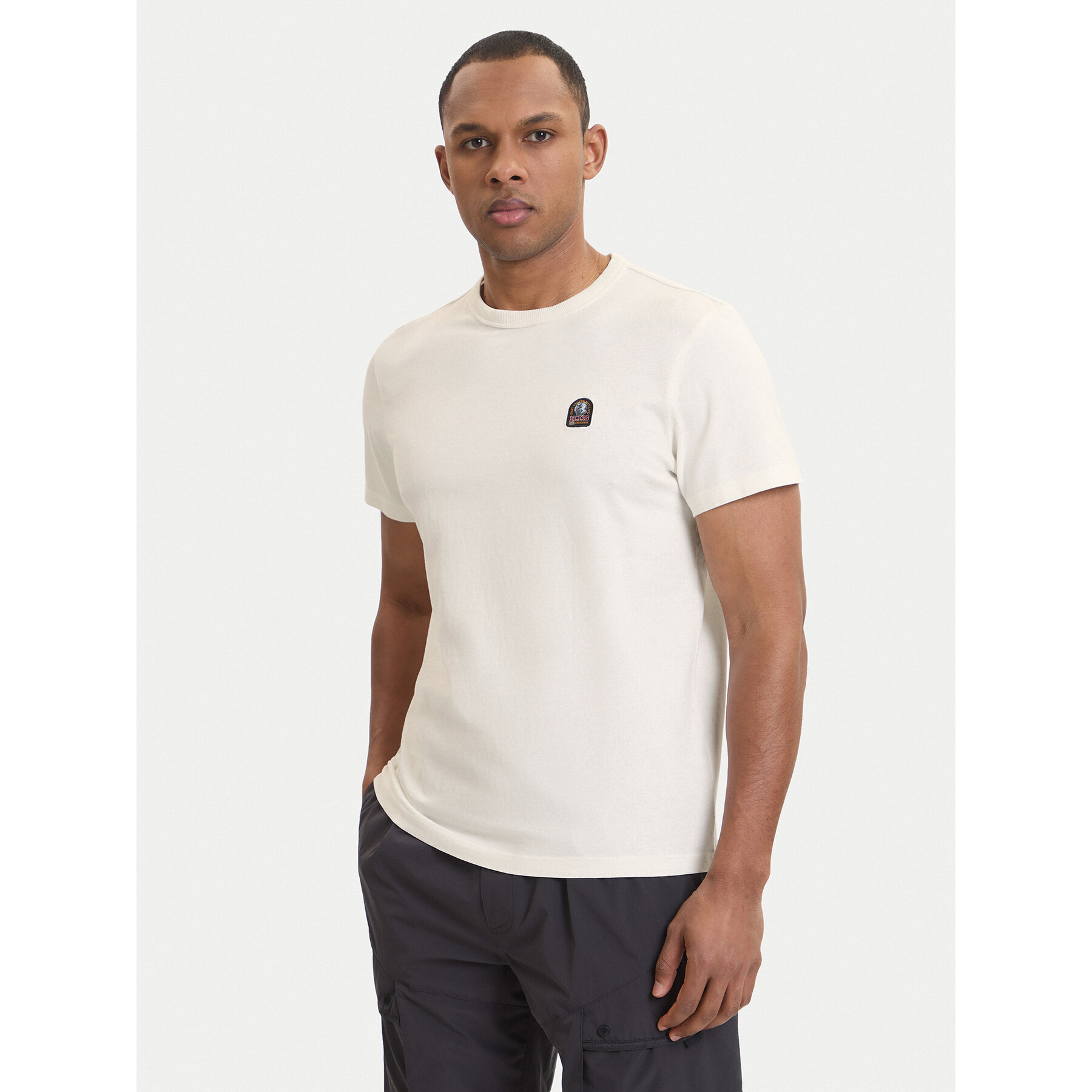 Parajumpers T-Shirt Elio 26SMPMTSRJ02 Biały Regular Fit