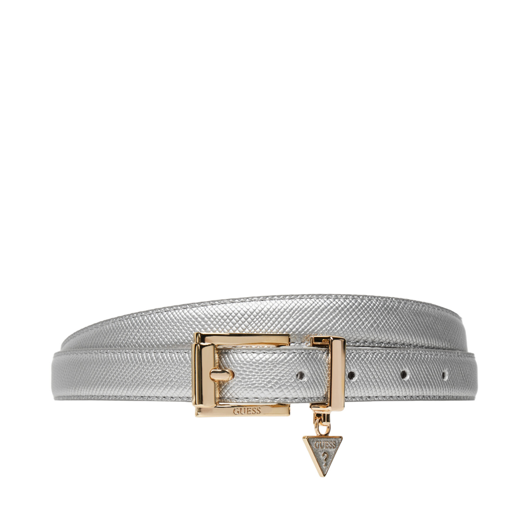 Guess Pasek Damski BW9256 P5325 Srebrny