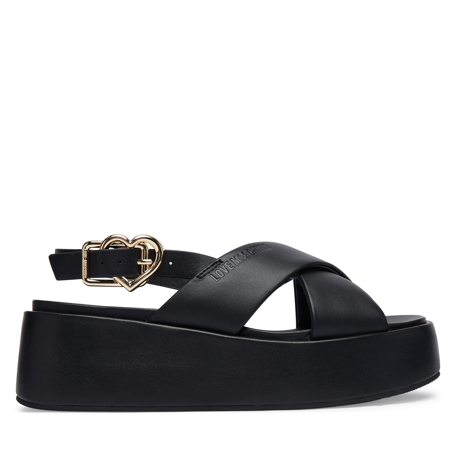 LOVE MOSCHINO Sandały JA16137I0OIA0000 Czarny