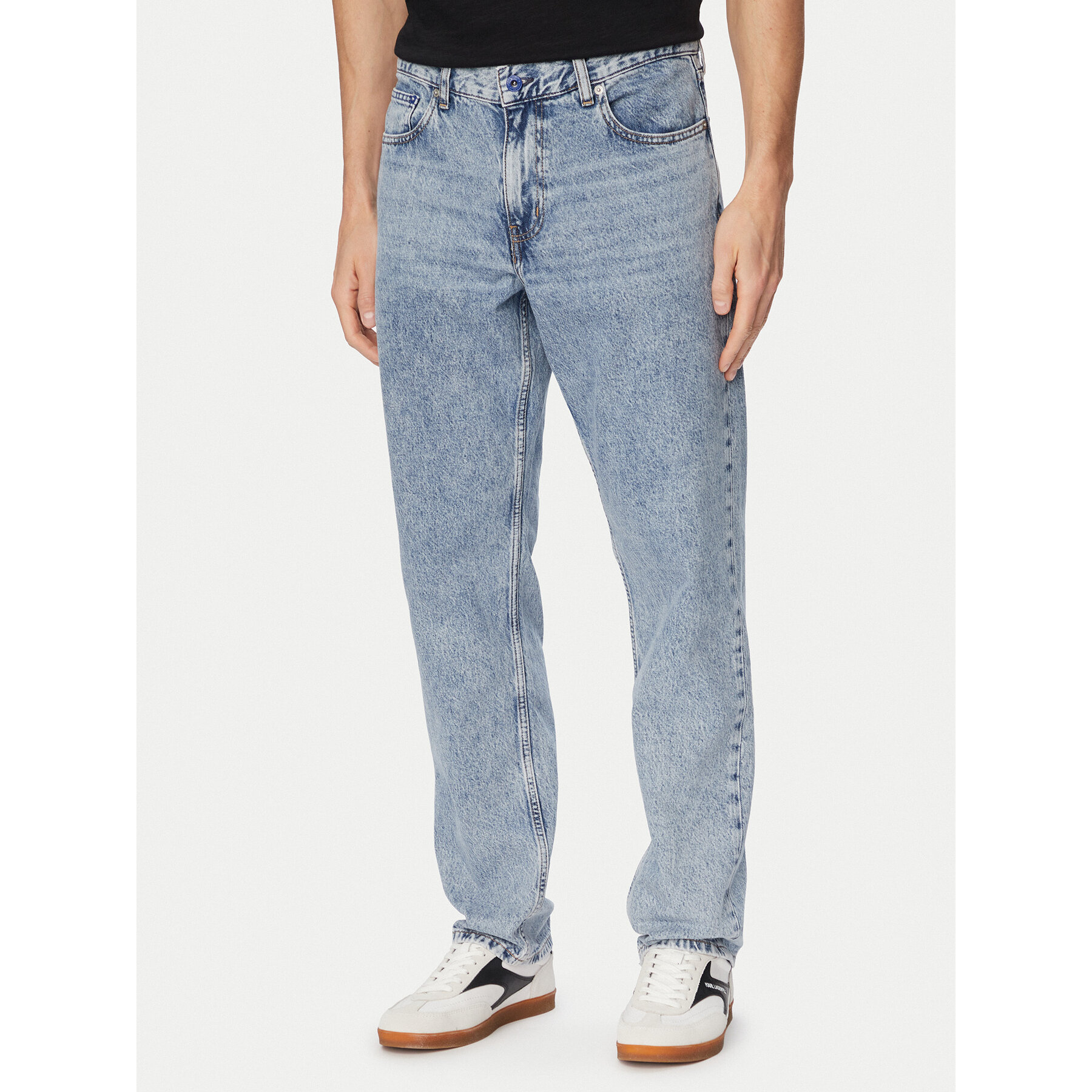 Karl Lagerfeld Jeans Jeansy B2M10136 Niebieski jasny Straight Leg