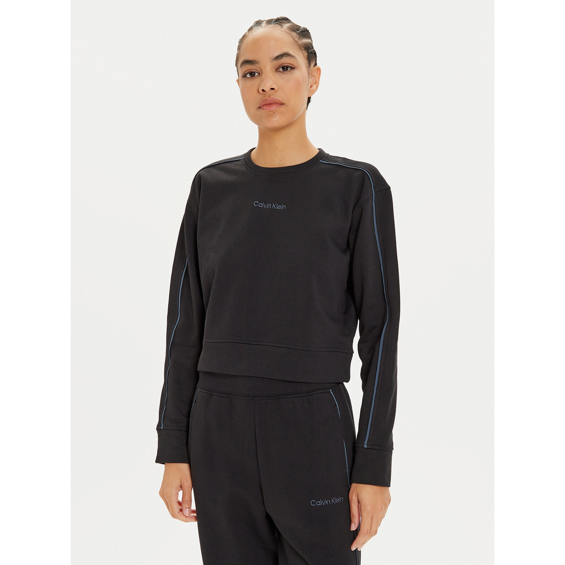 Calvin Klein Underwear Bluza 000QS7264E Czarny Regular Fit