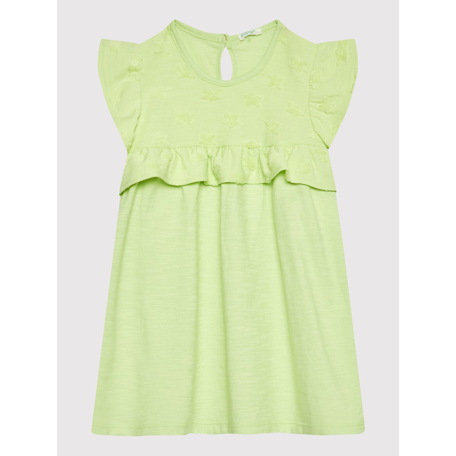 United Colors Of Benetton Sukienka codzienna 31KAAV001 Zielony Regular Fit
