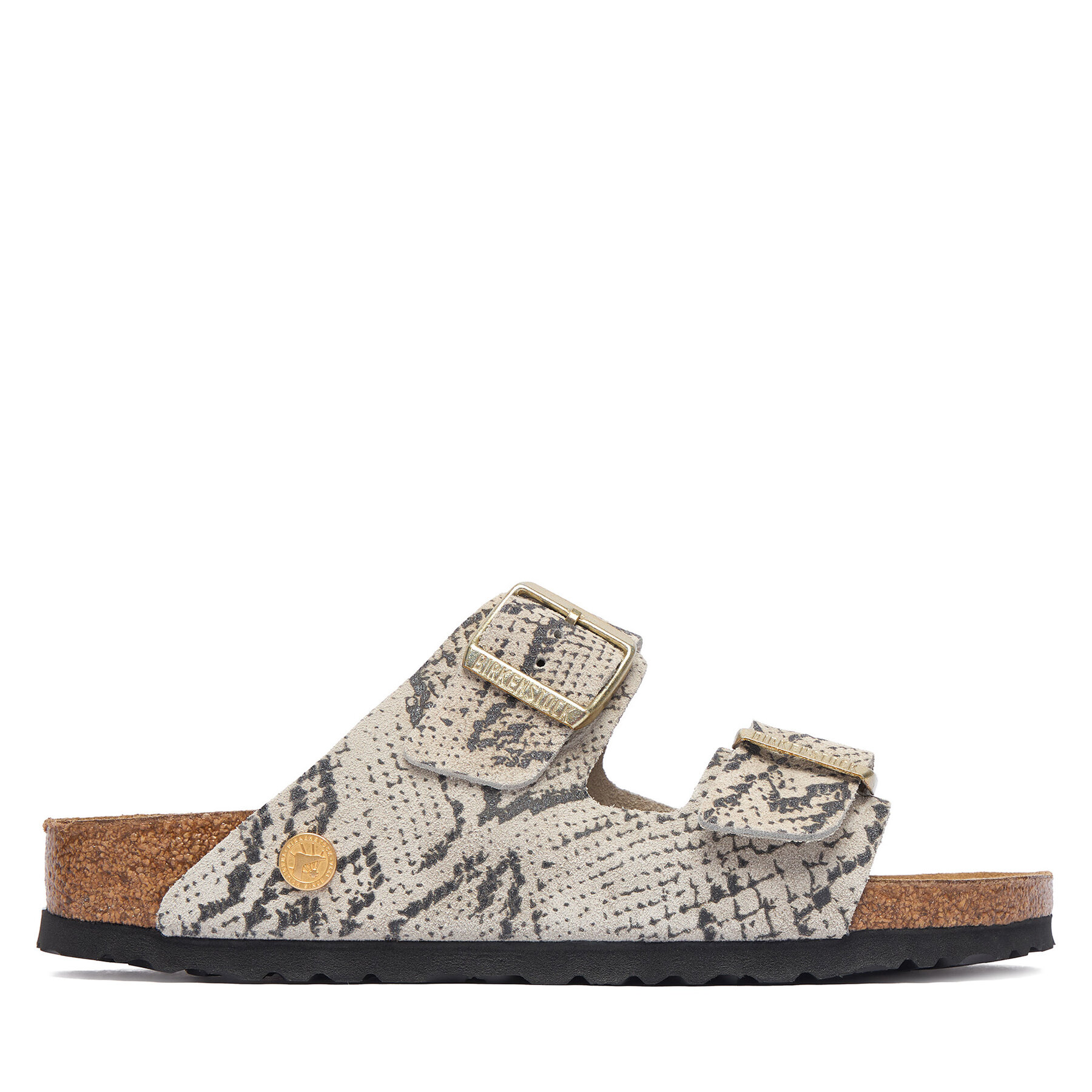 Birkenstock Klapki Arizona Print 1033065 Beżowy jasny