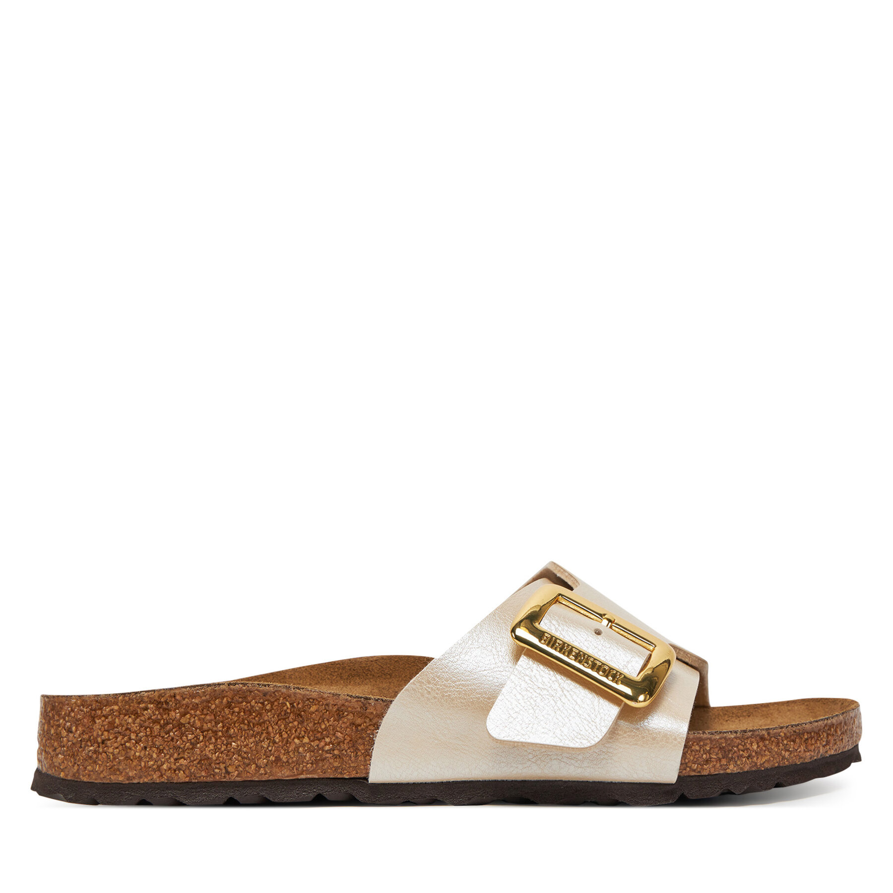 Birkenstock Klapki Catalina Cushion Buckle 1029393 Écru