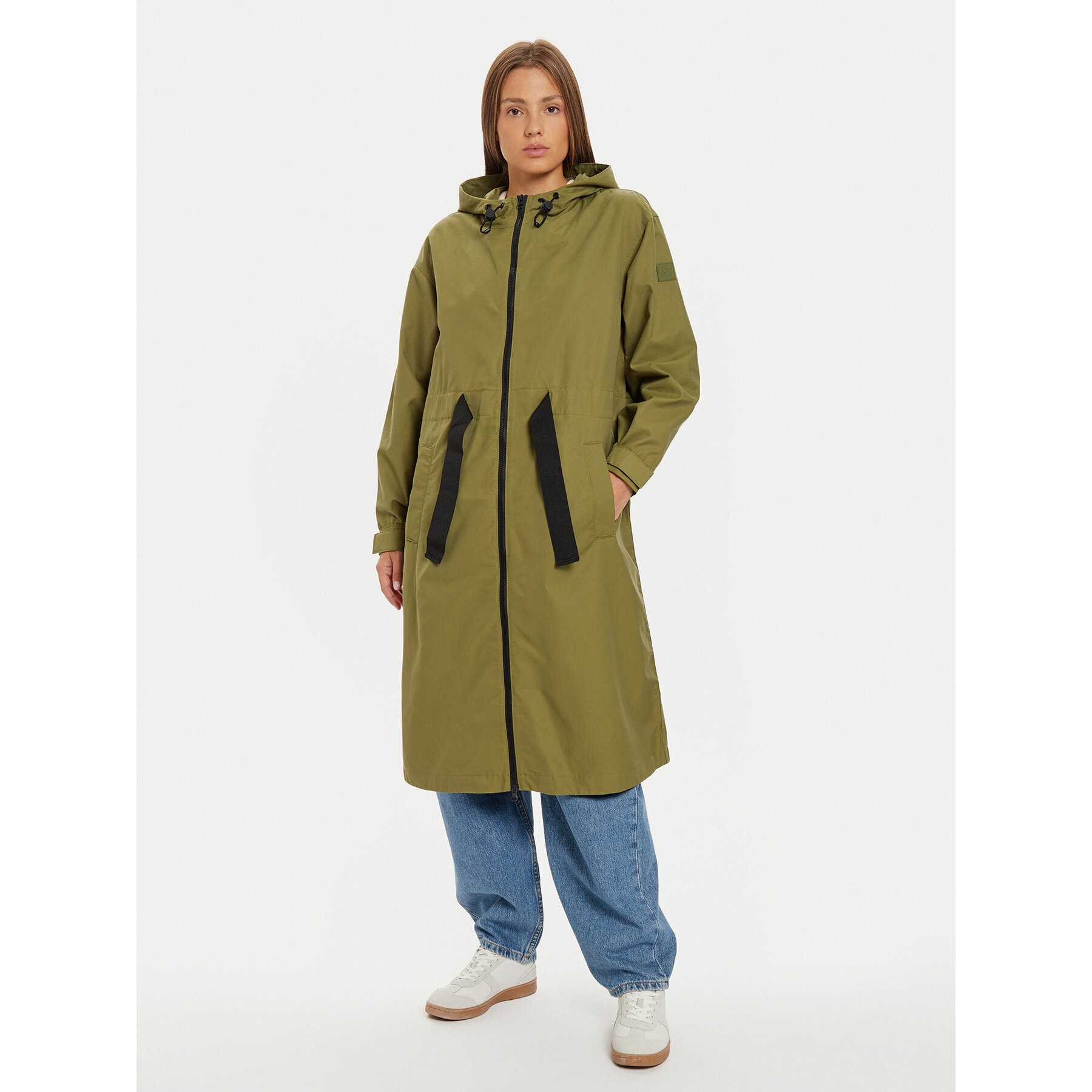 United Colors Of Benetton Parka 2XLTDN002 Zielony Regular Fit
