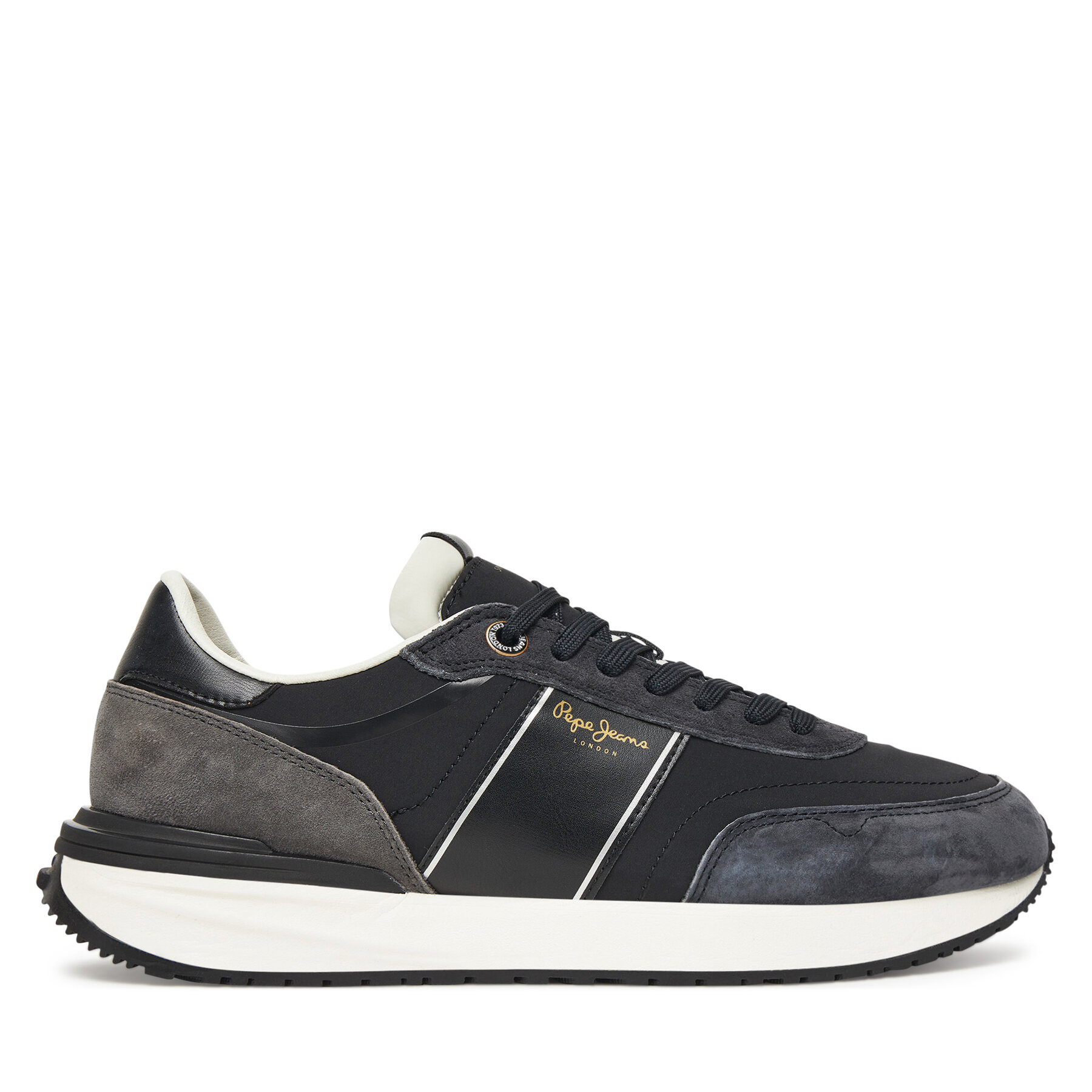 Pepe Jeans Sneakersy Buster Serie M PMS600008 Czarny