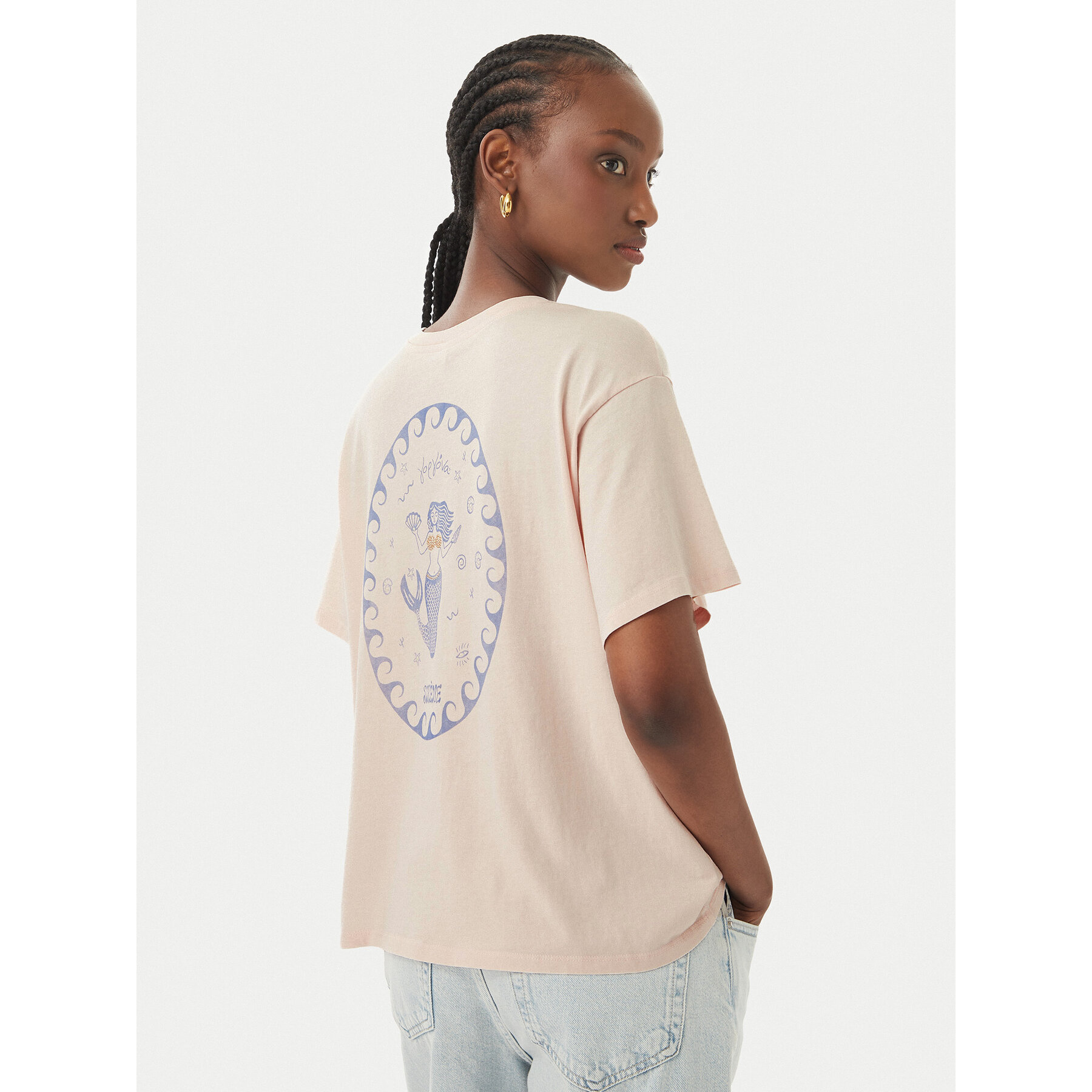 ONLY T-Shirt Celine 15374989 Różowy jasny Regular Fit