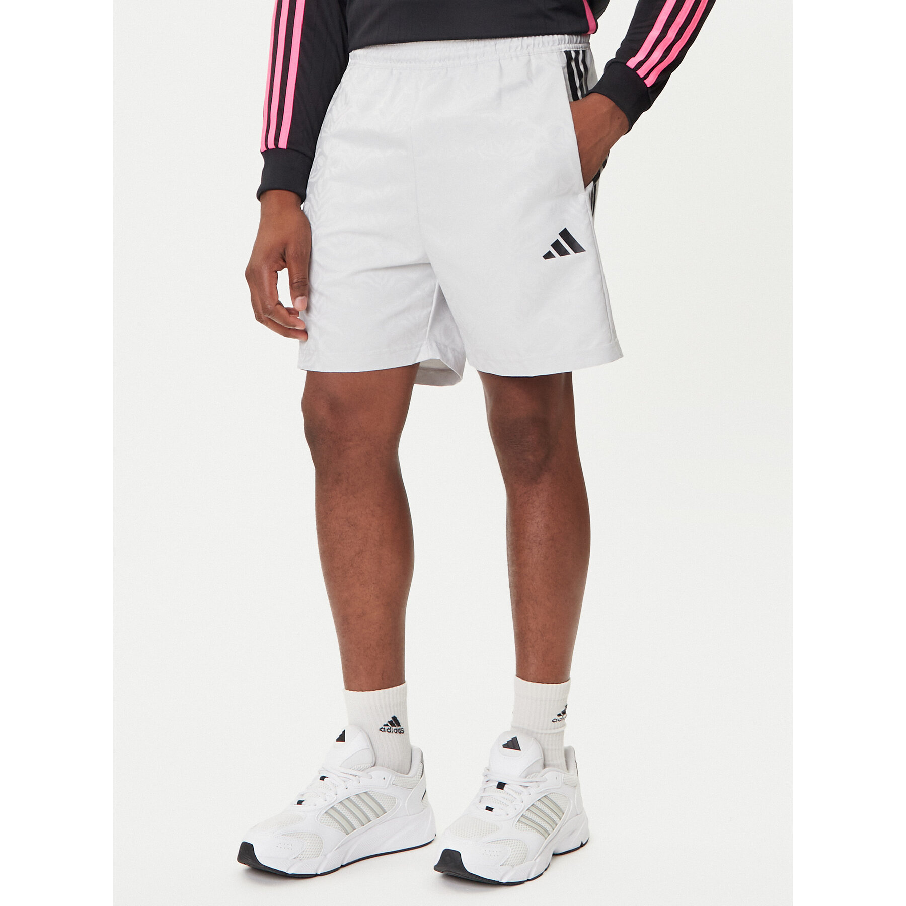 adidas Szorty sportowe Common Goal JW0239 Szary Regular Fit