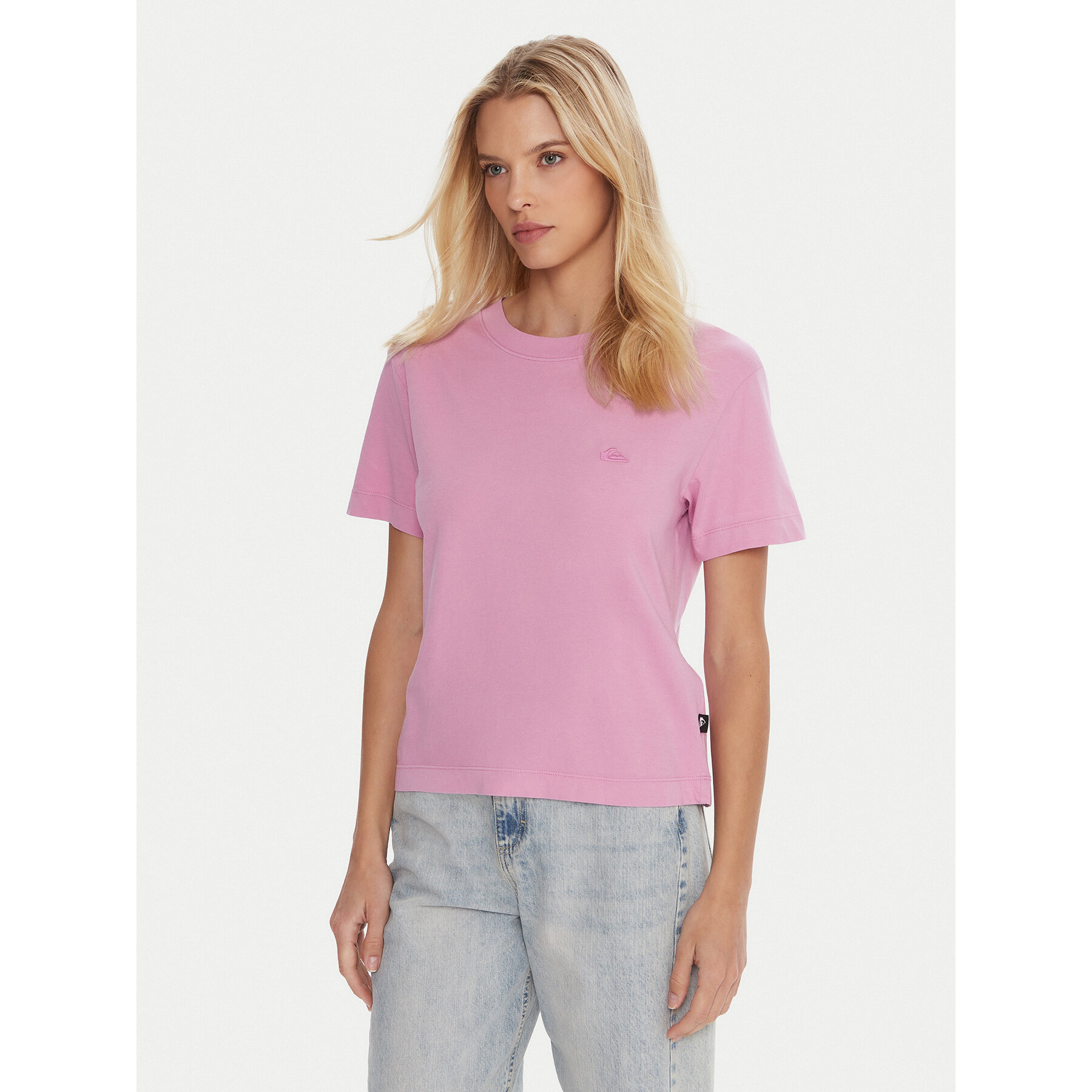 Quiksilver T-Shirt Essential EQWZT03196 Fioletowy Regular Fit