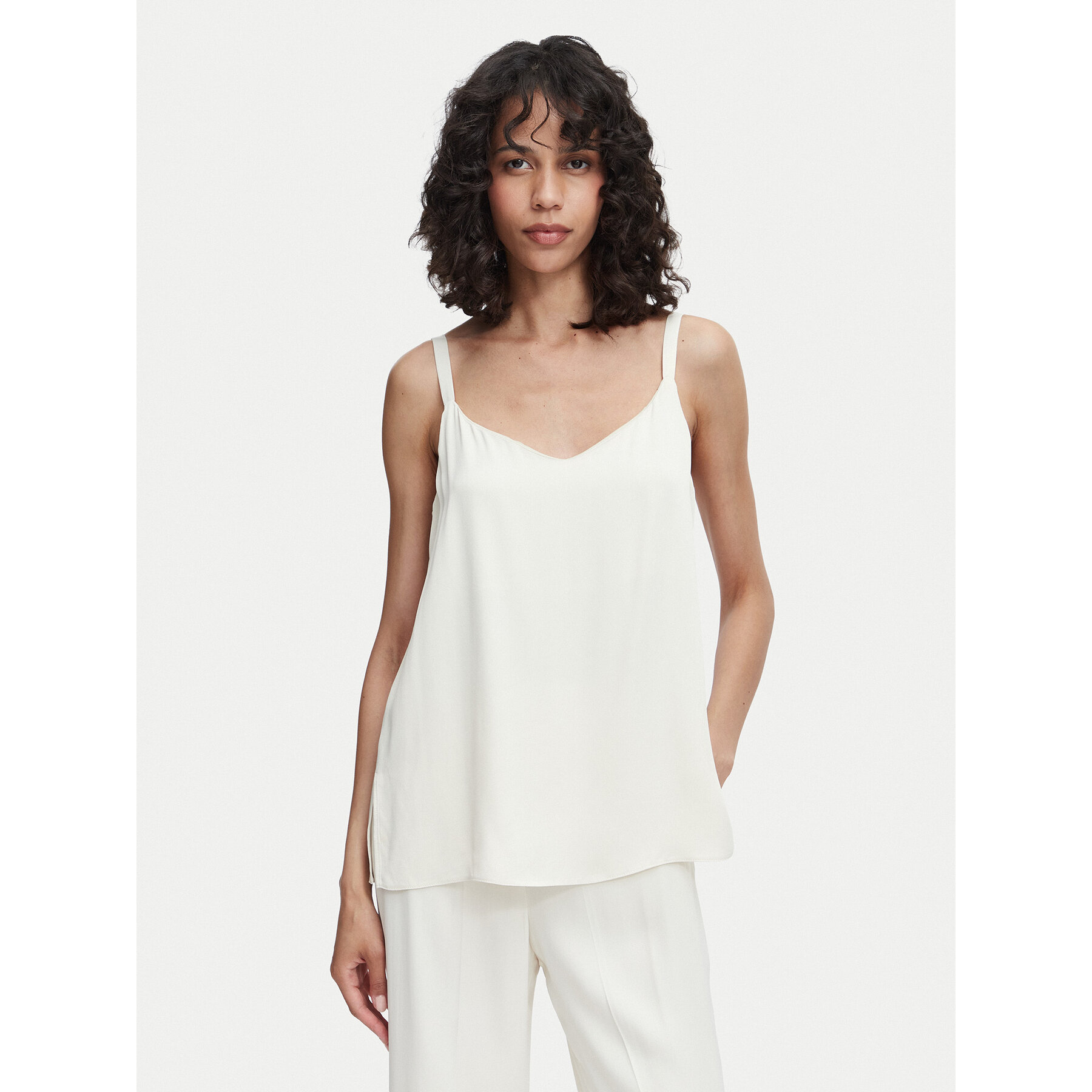 ACCESS FASHION Top 63-2221-875 Kremowy Regular Fit