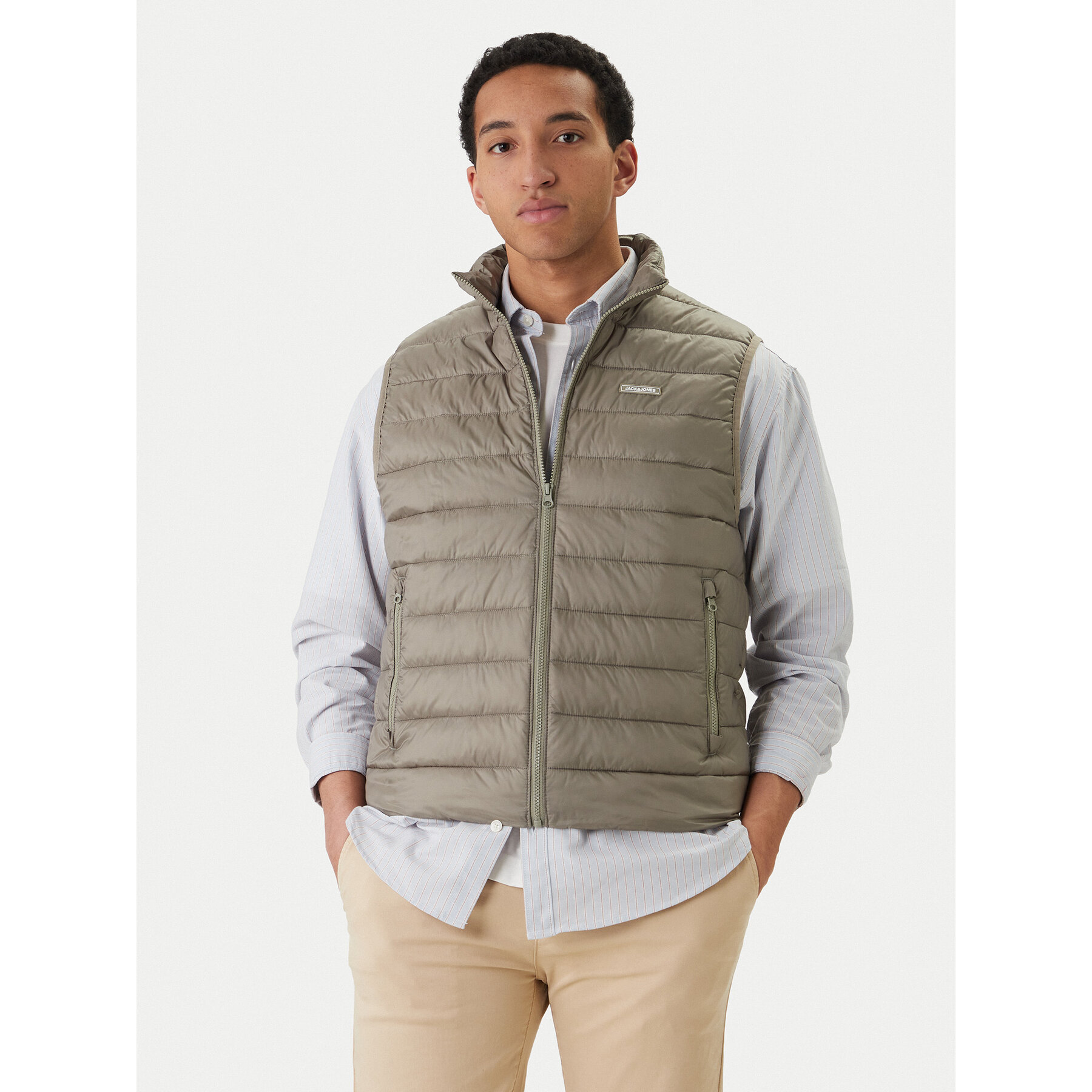 Jack & Jones Kamizelka Louis 12288921 Zielony Regular Fit