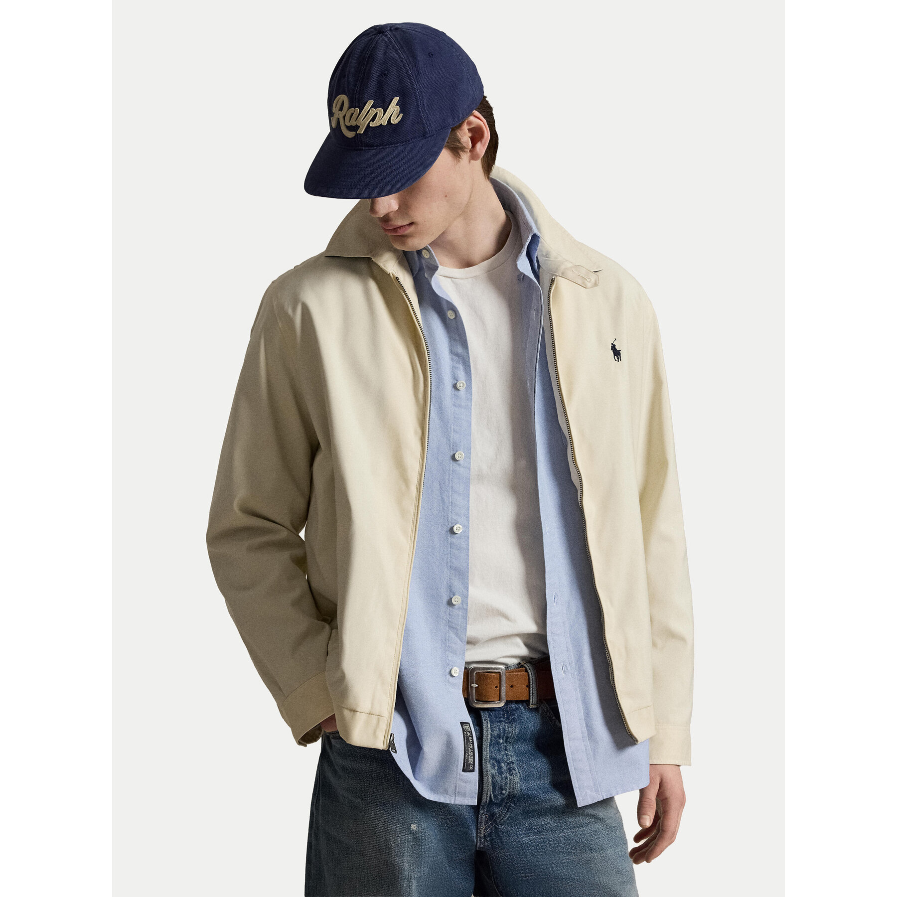 Polo Ralph Lauren Kurtka przejściowa Twill Bi-Swing 710940744502 Beżowy Regular Fit