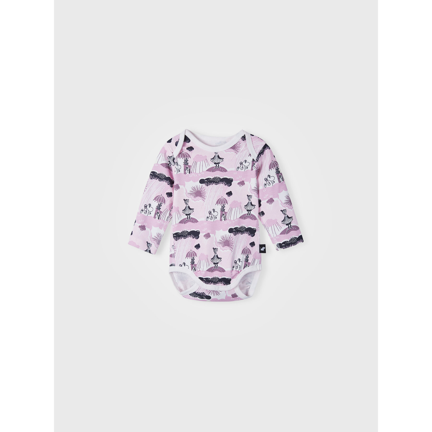 Reima Body dziecięce MOOMIN Charmerande 5200071A Różowy Regular Fit