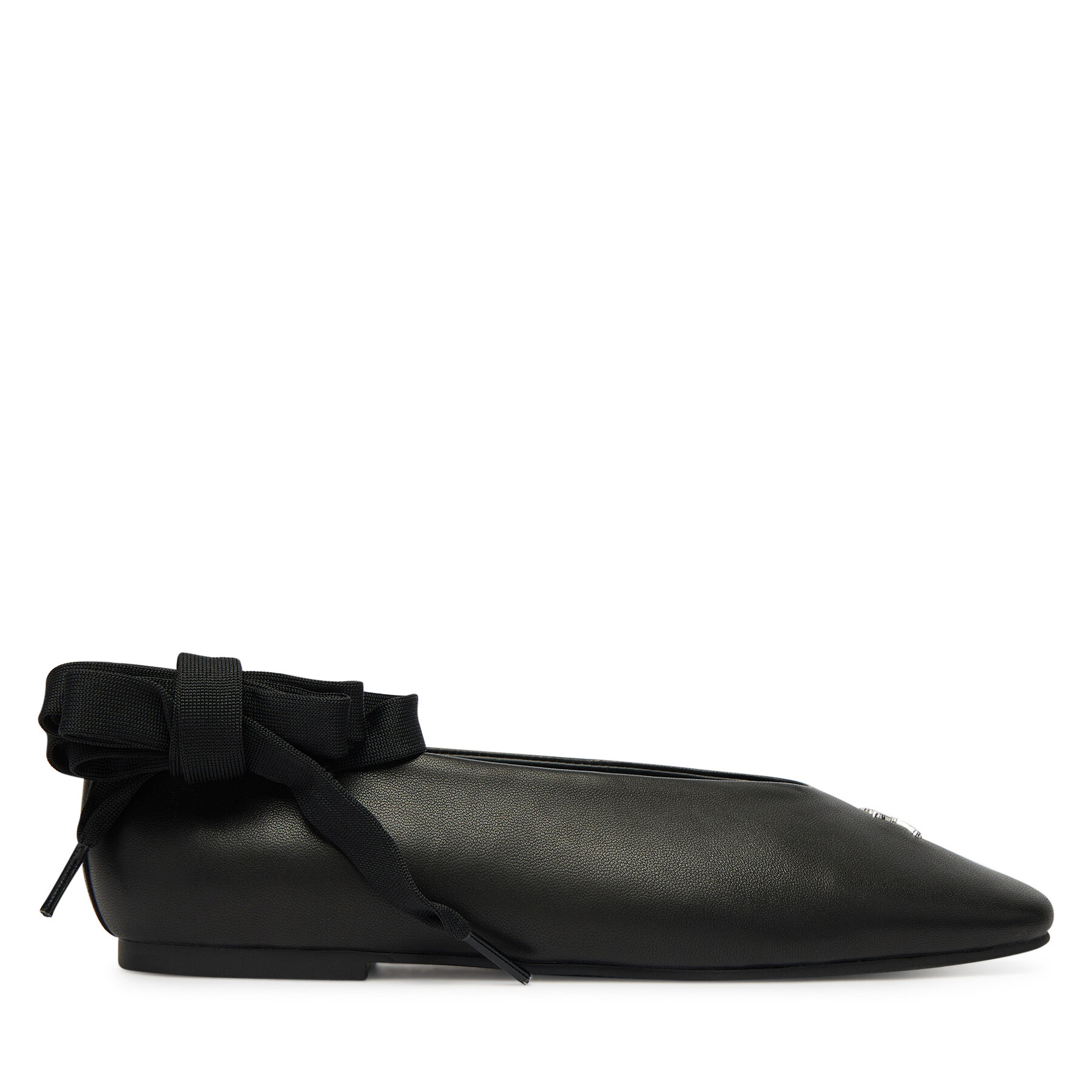 Tommy Jeans Baleriny Tjw Ballerina With Laces EN0EN02939 Czarny