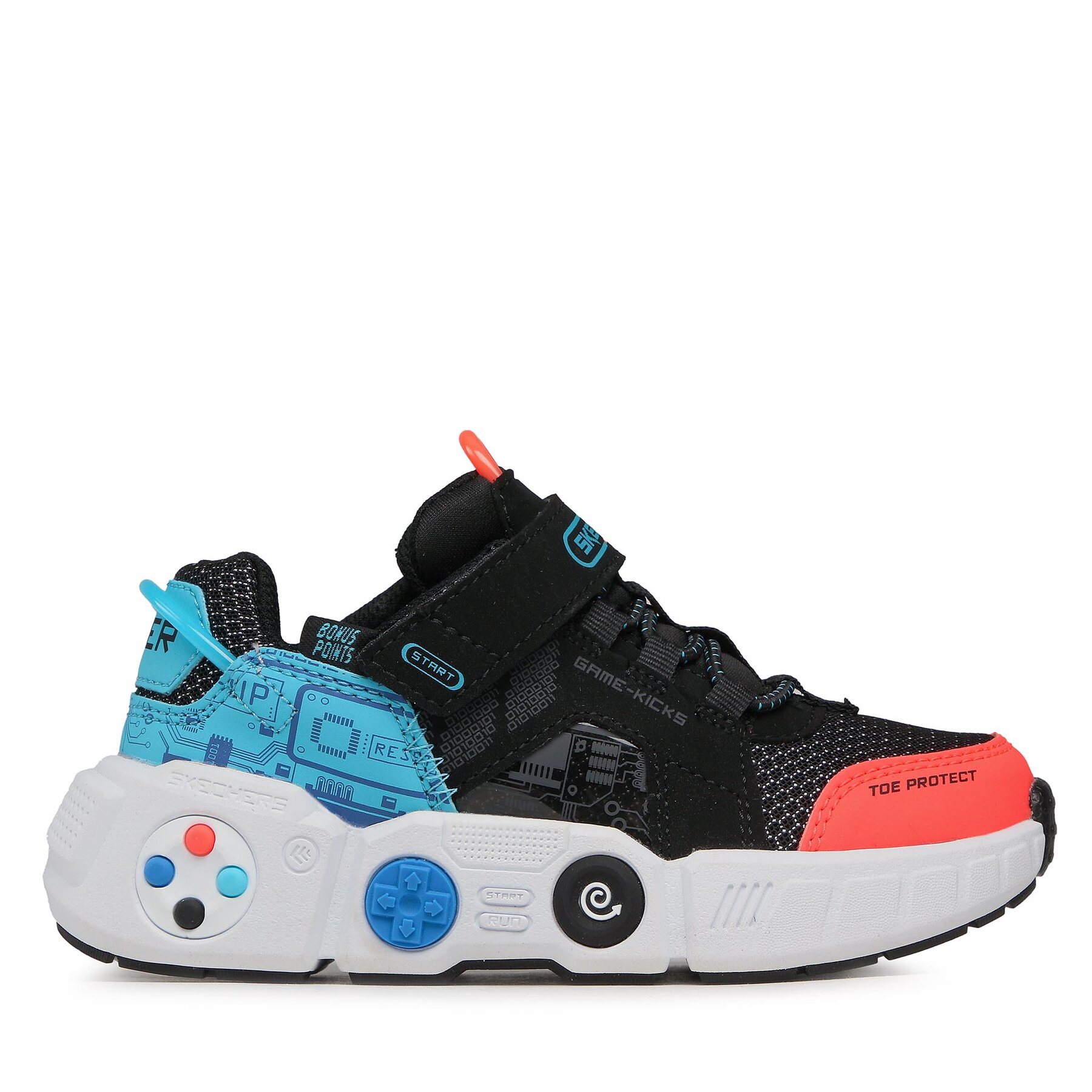 Skechers Sneakersy Gametronix 402260L/BKMT Czarny