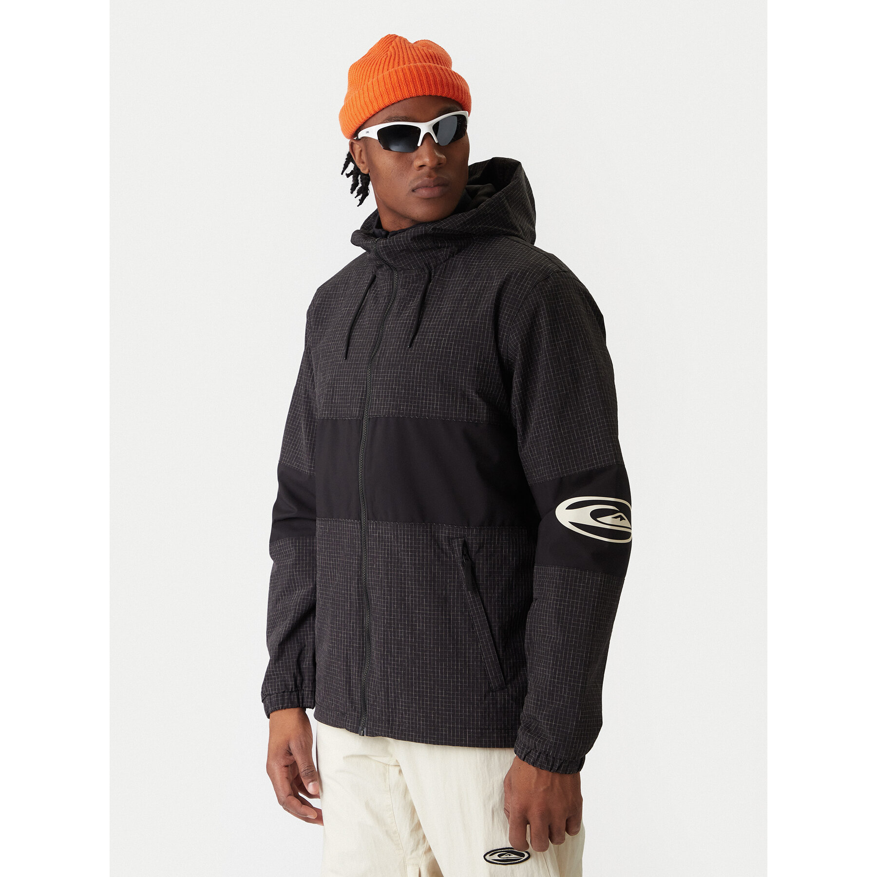 Quiksilver Kurtka snowboardowa Hight In The Hood JK EQYTJ03517 Czarny Relaxed Fit
