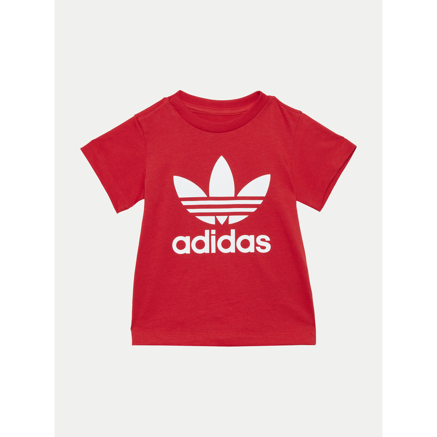 adidas T-Shirt Trefoil IX5115 Czerwony Regular Fit