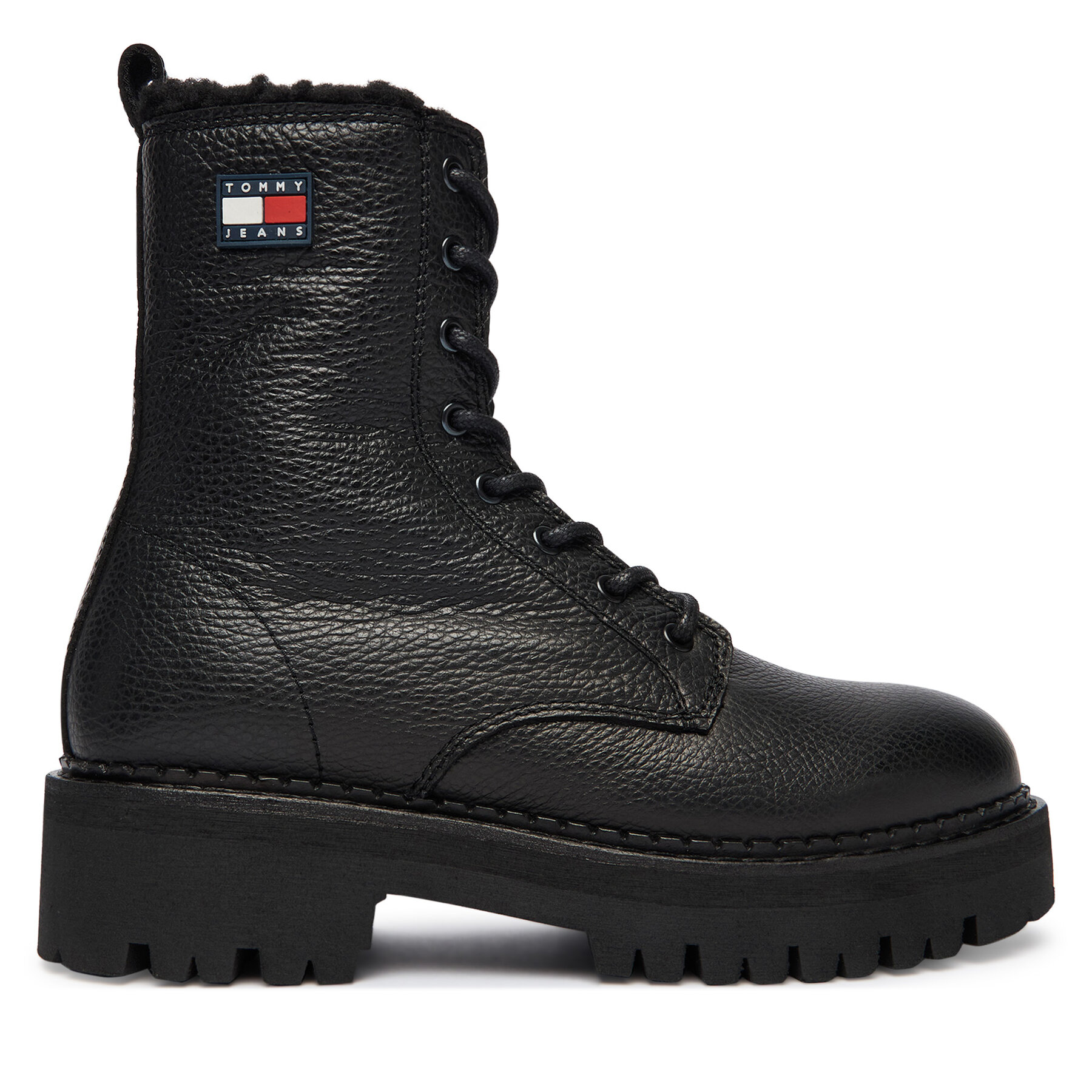 Tommy Jeans Trapery Tjw Urban Laceup Boot Wl EN0EN02906 Czarny