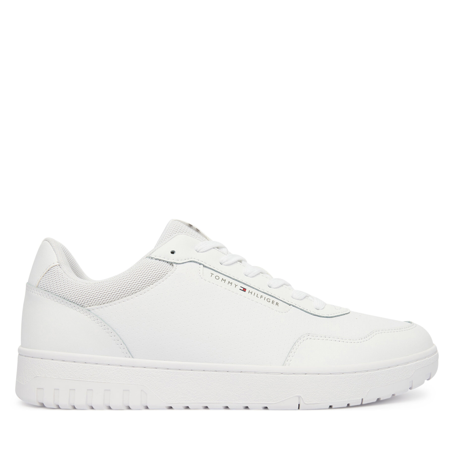 Tommy Hilfiger Sneakersy Th Basket Core Lite Lth FM0FM05713 Biały
