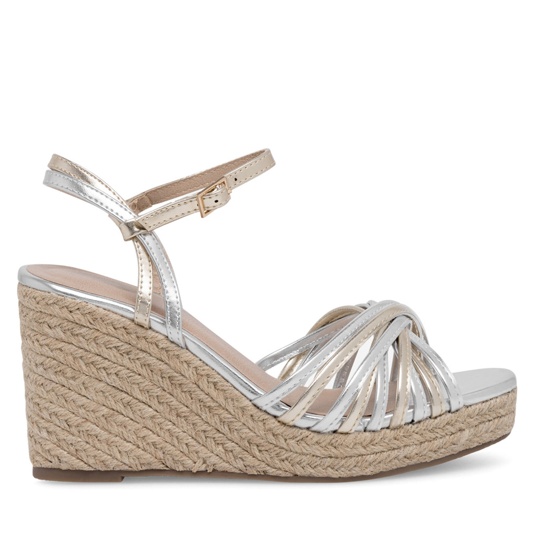 DeeZee Espadryle WYL2610-01 Srebrny