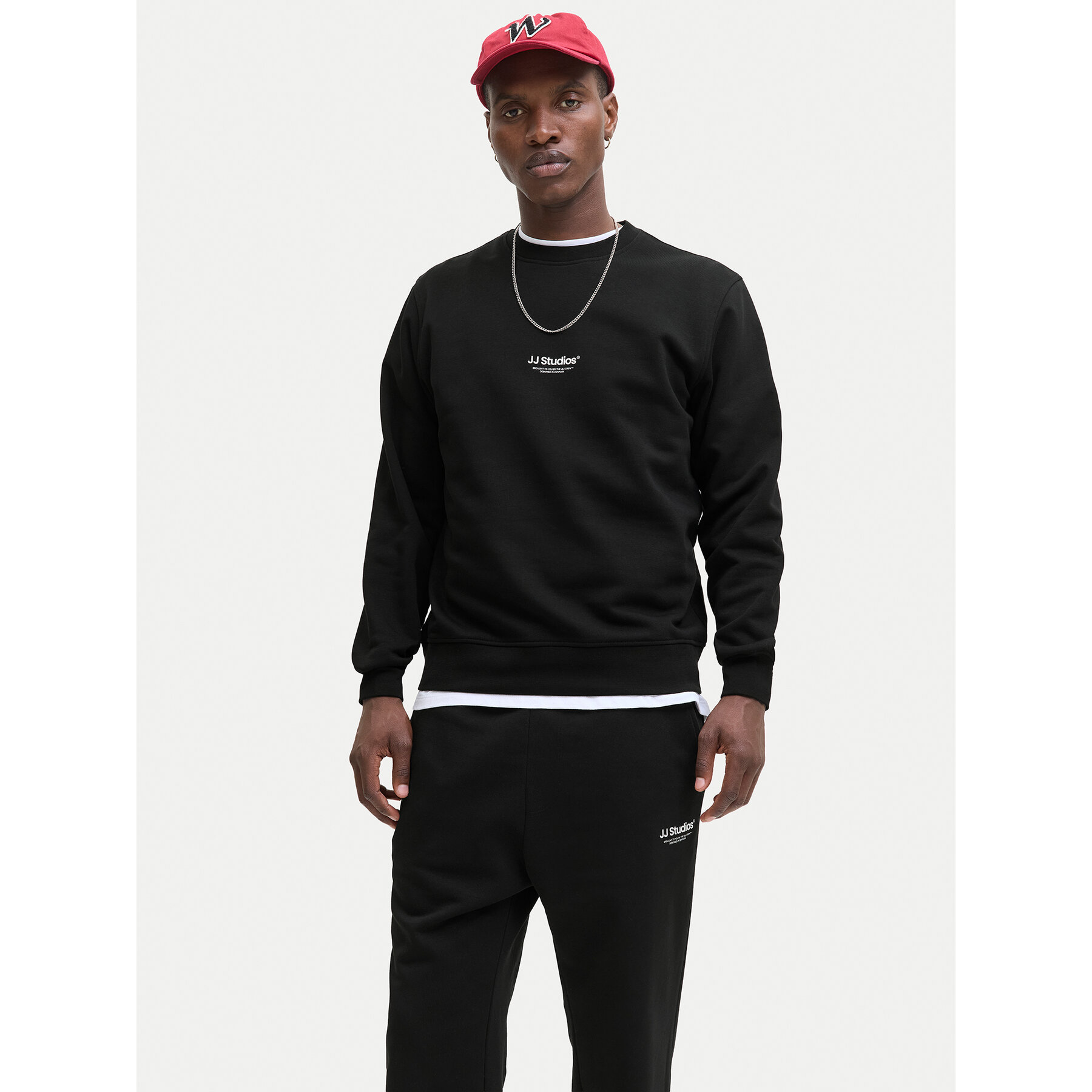 Jack & Jones Bluza Soho 12278791 Czarny Relaxed Fit