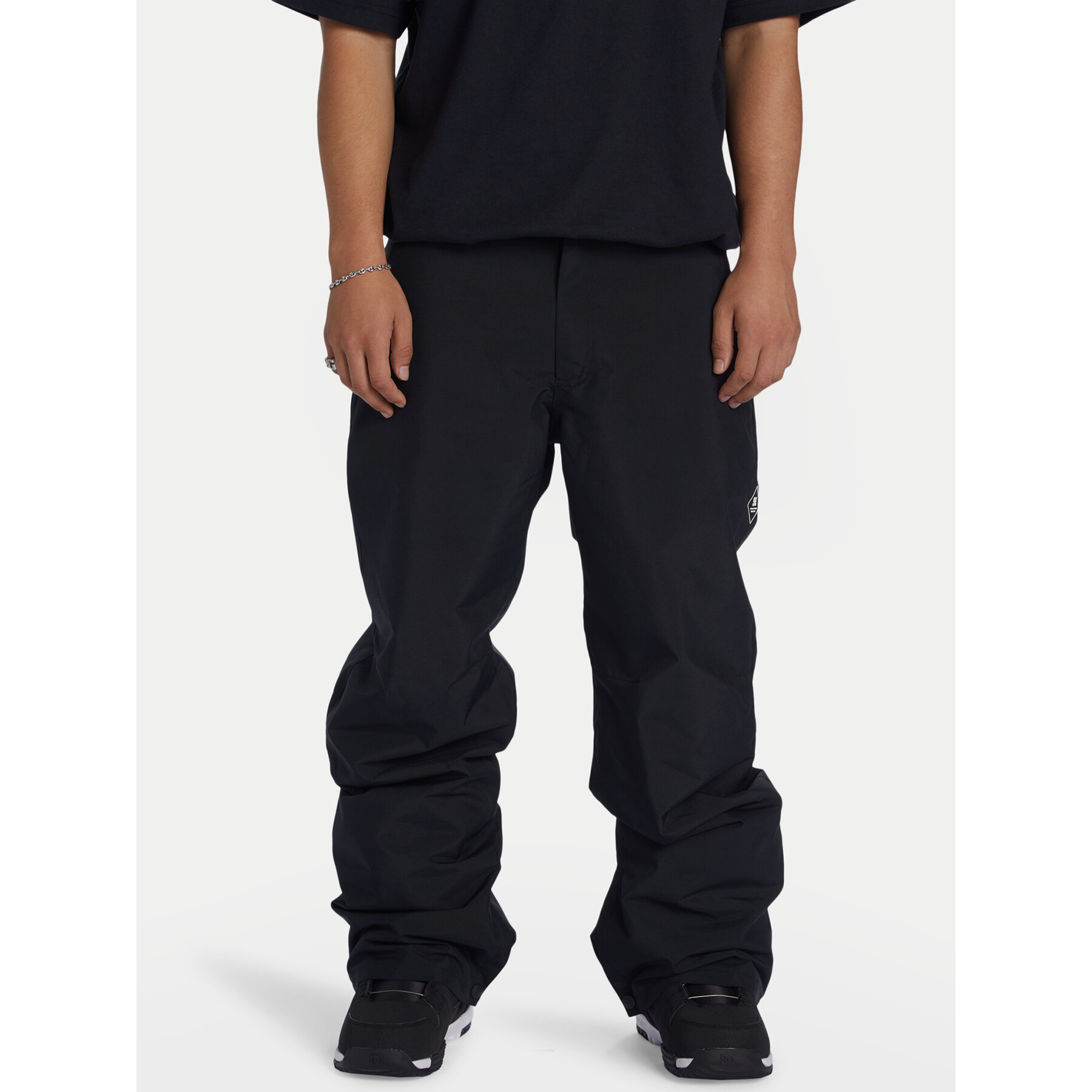 DC Shoes Spodnie snowboardowe Snow Chino ADYTP03054 Czarny Regular Fit