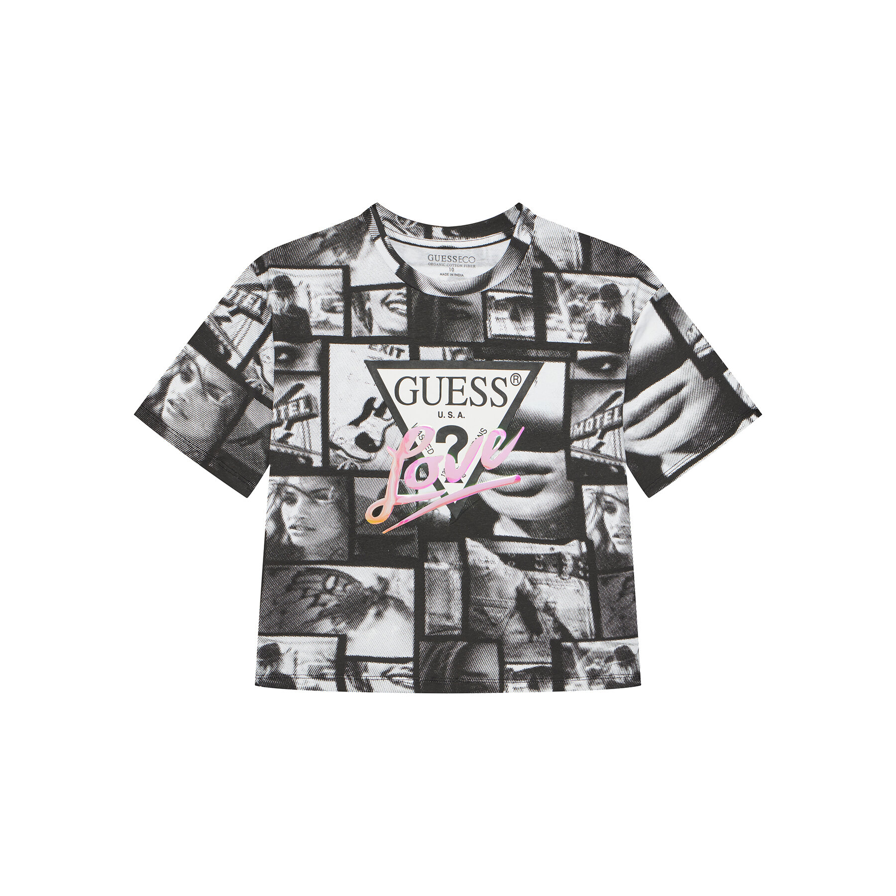Guess T-Shirt J5YI07 K6YW4 Czarny Regular Fit