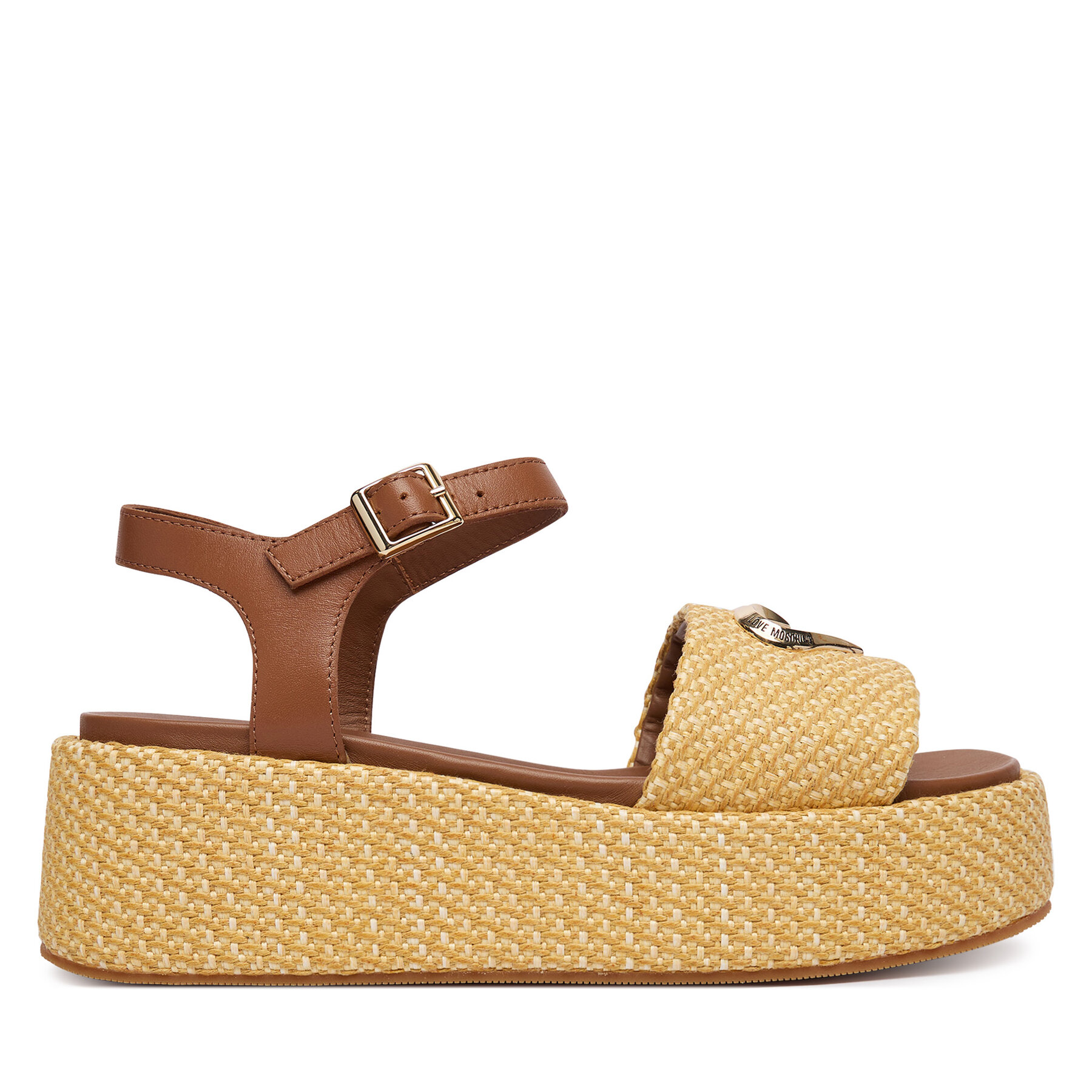 LOVE MOSCHINO Sandały JA16127I0OJR610B Beżowy