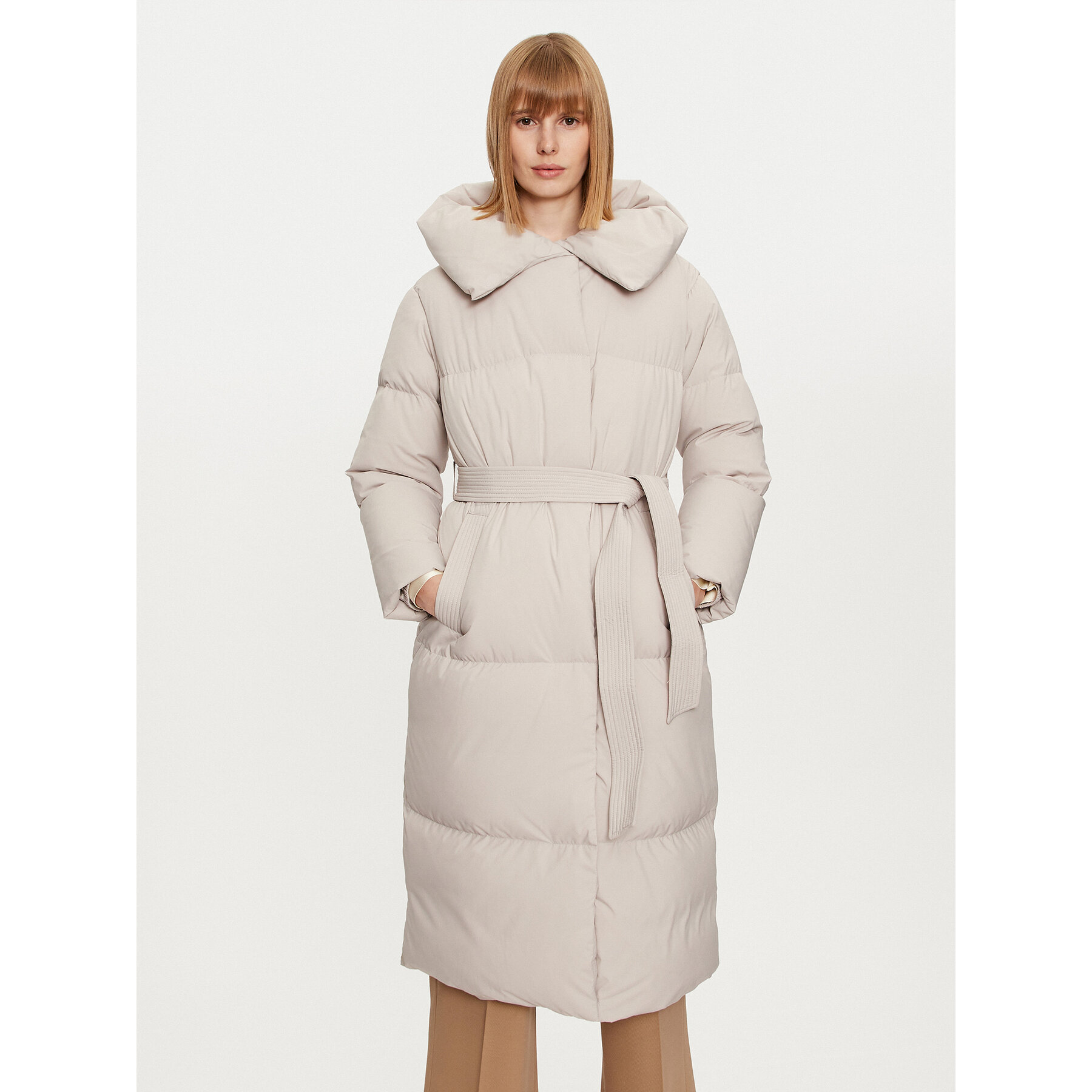 Hetregó Kurtka puchowa Valery 8N691 Beżowy Loose Fit