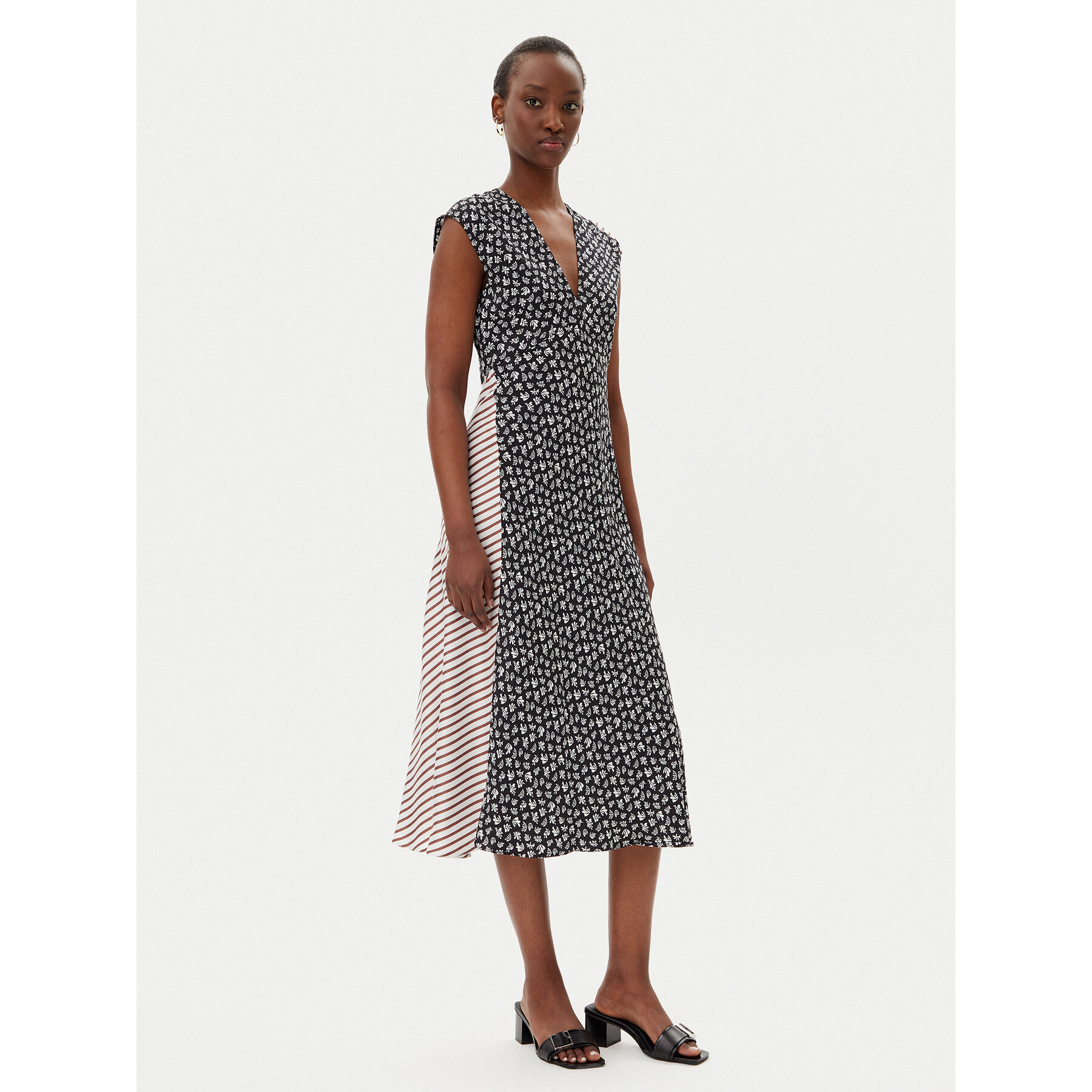 Marella Sukienka letnia Scopa 2513221362200 Czarny Regular Fit