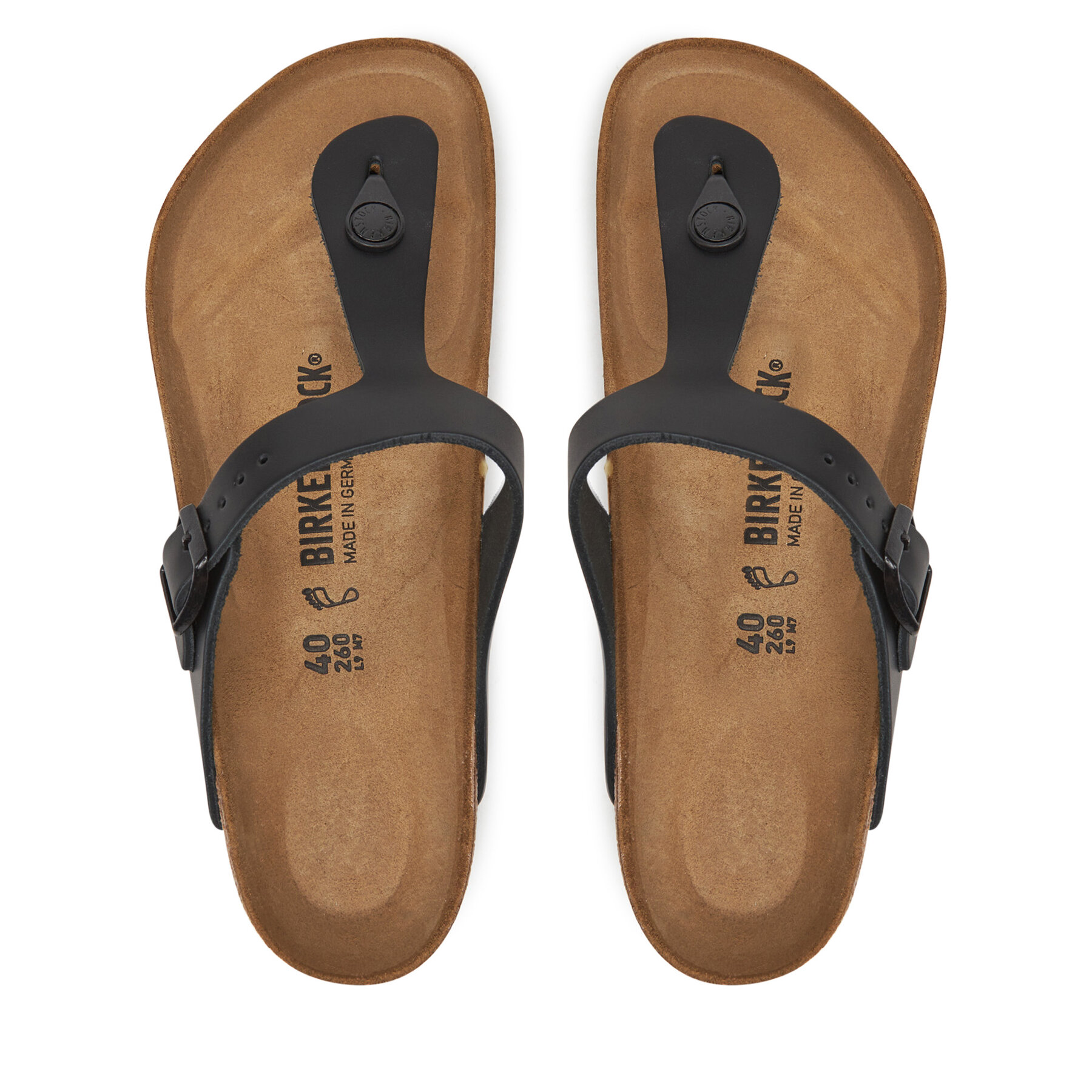 Birkenstock Japonki Gizeh 1029231 Czarny