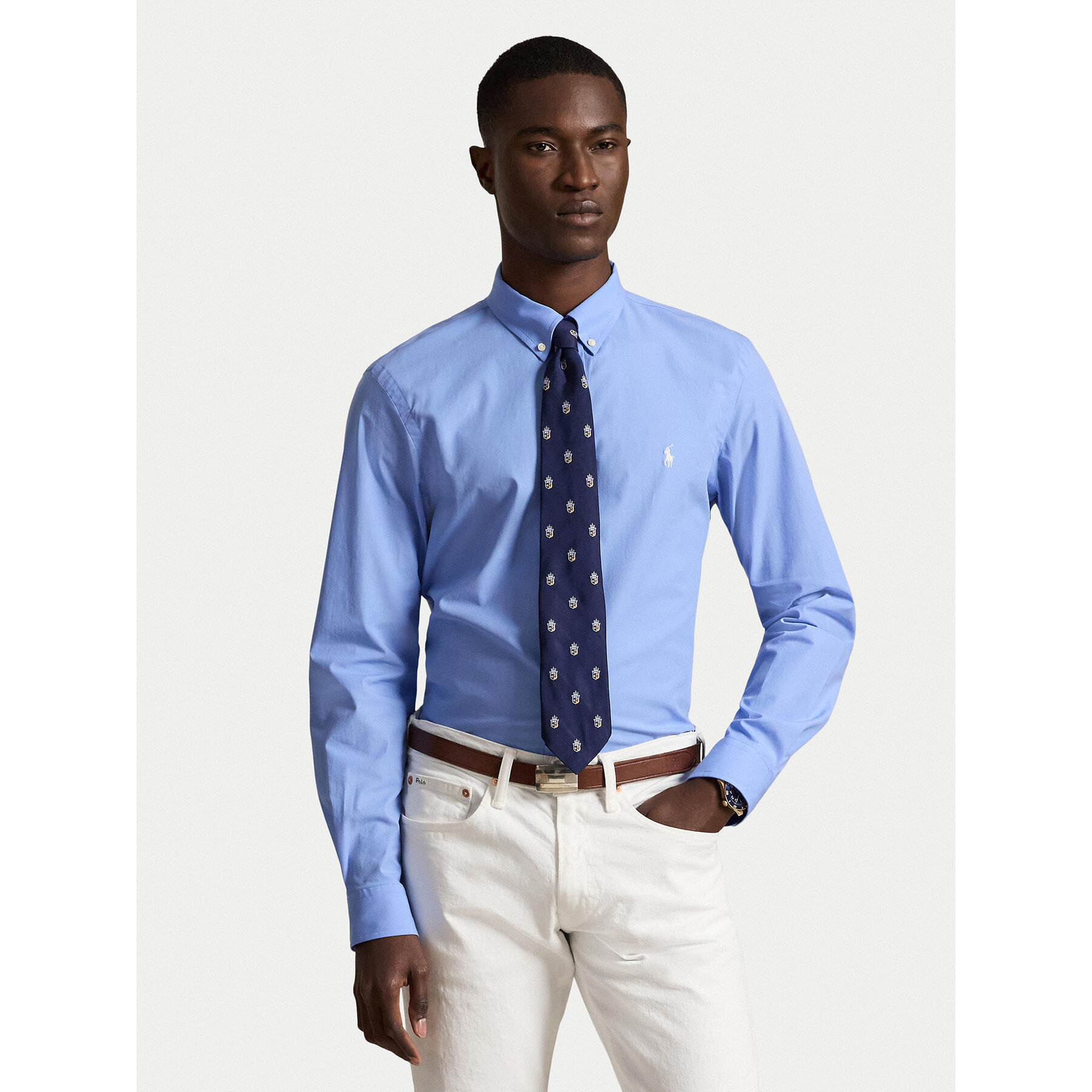 Polo Ralph Lauren Koszula 710929348502 Niebieski Regular Fit