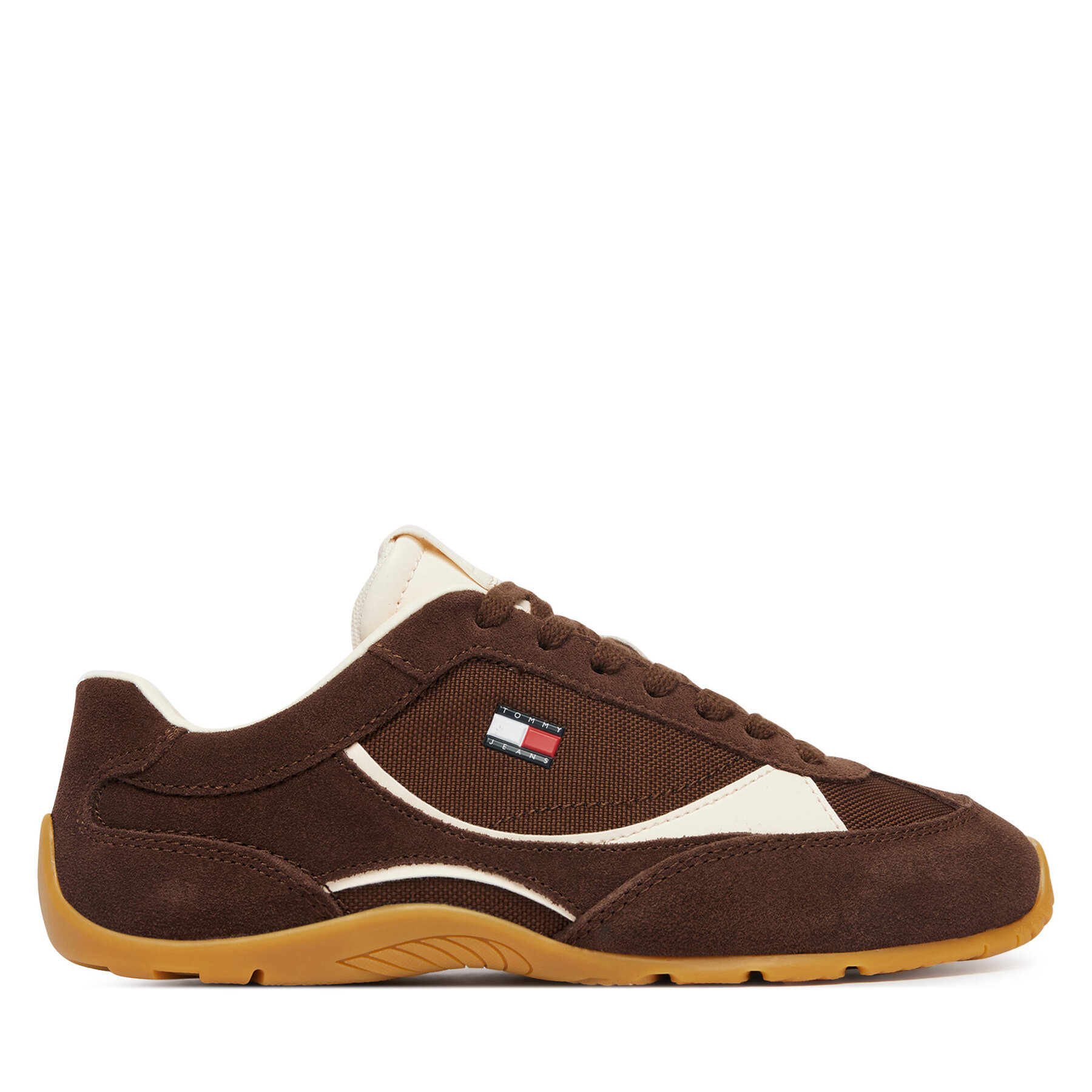 Tommy Jeans Sneakersy Archive '97 Lite Sued EN0EN02997 Brązowy