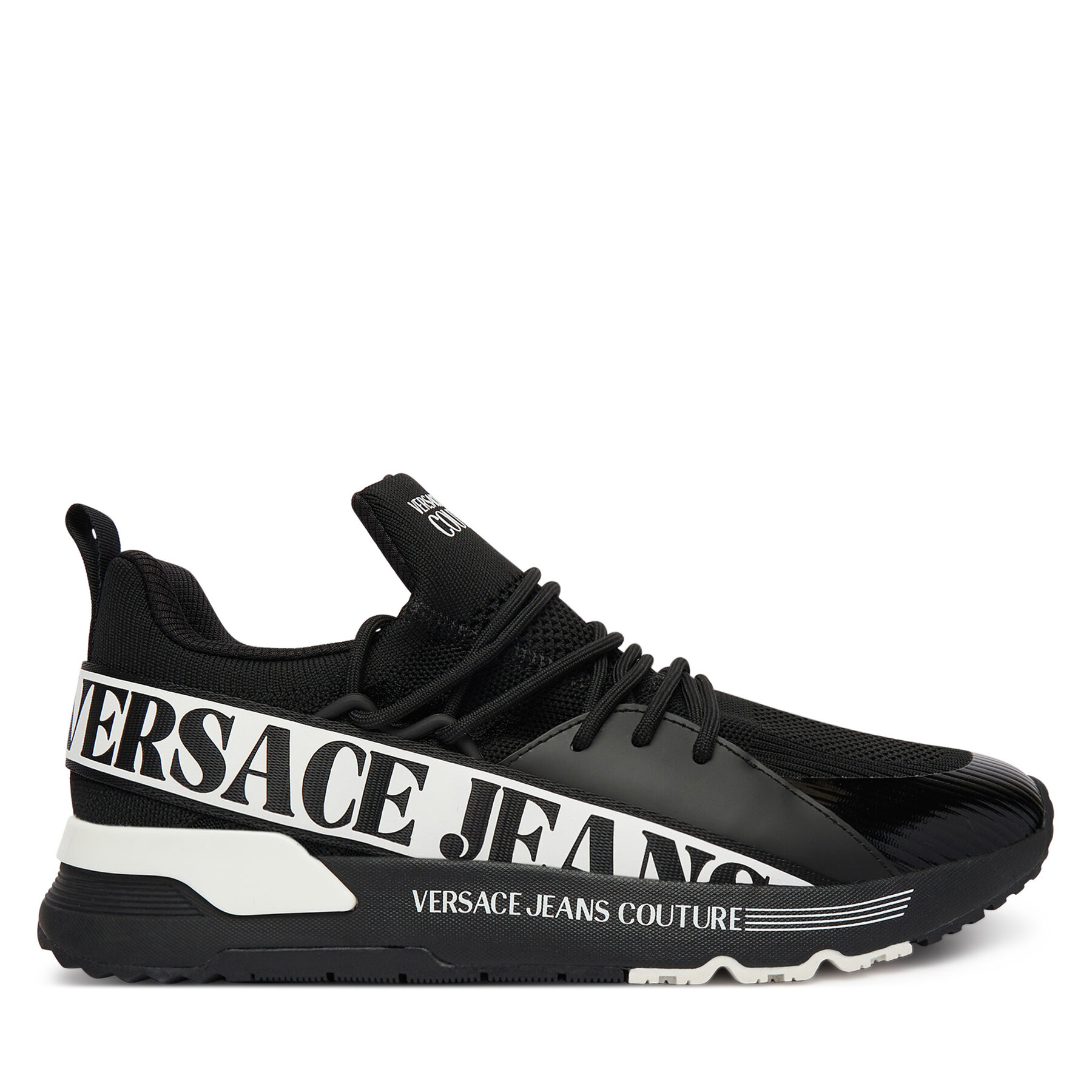 Versace Jeans Couture Sneakersy 80YA3SA3 Czarny