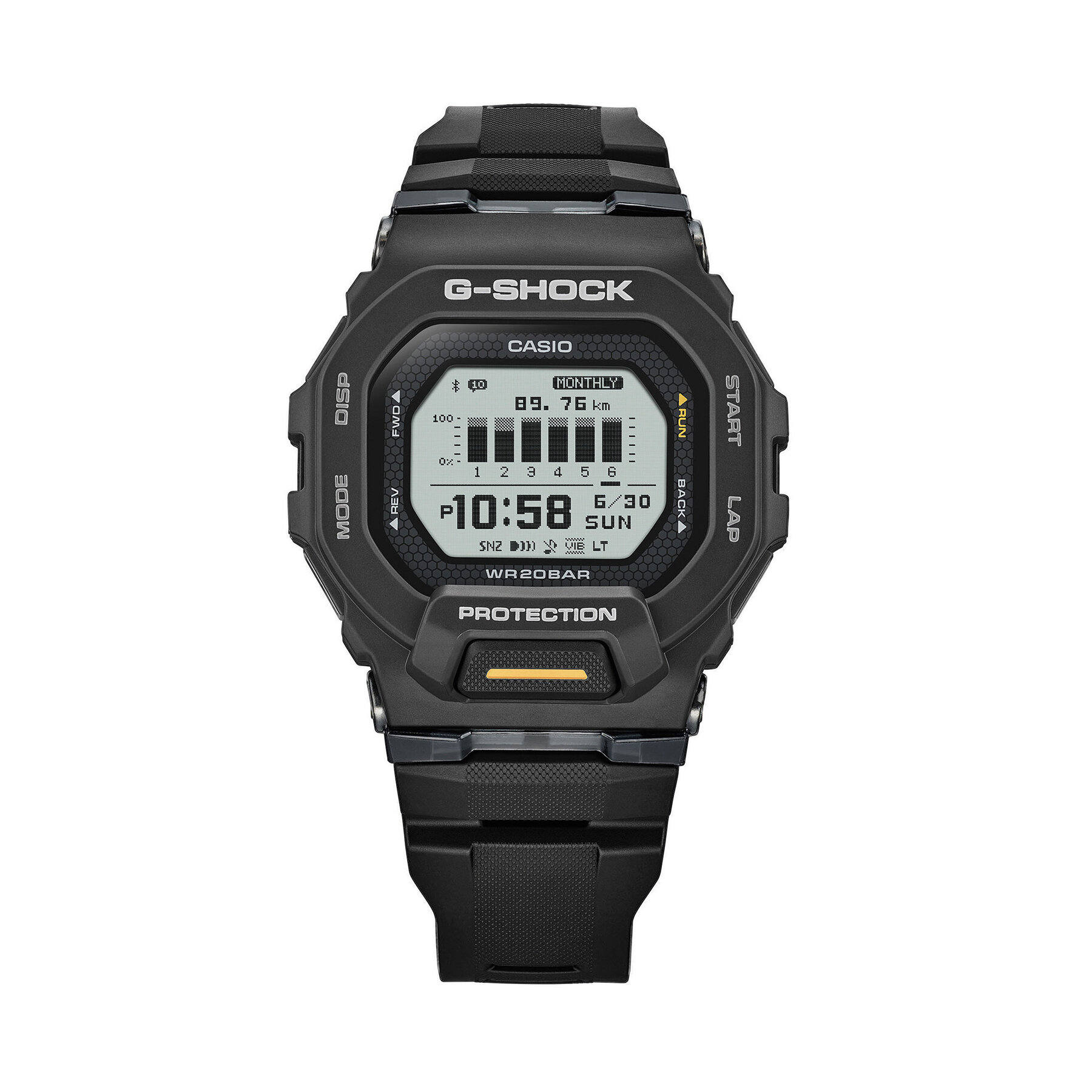 G-Shock Zegarek G-Squad GBD-200-1A1ER Czarny
