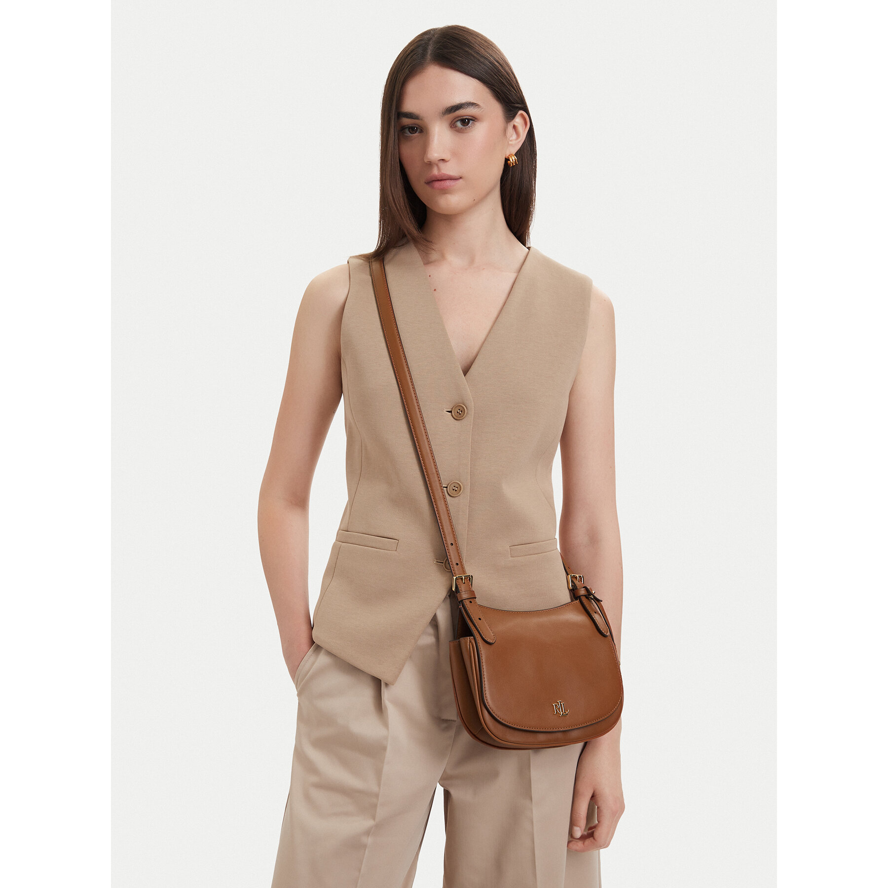 LAUREN RALPH LAUREN Torebka 431P06070001 Brązowy