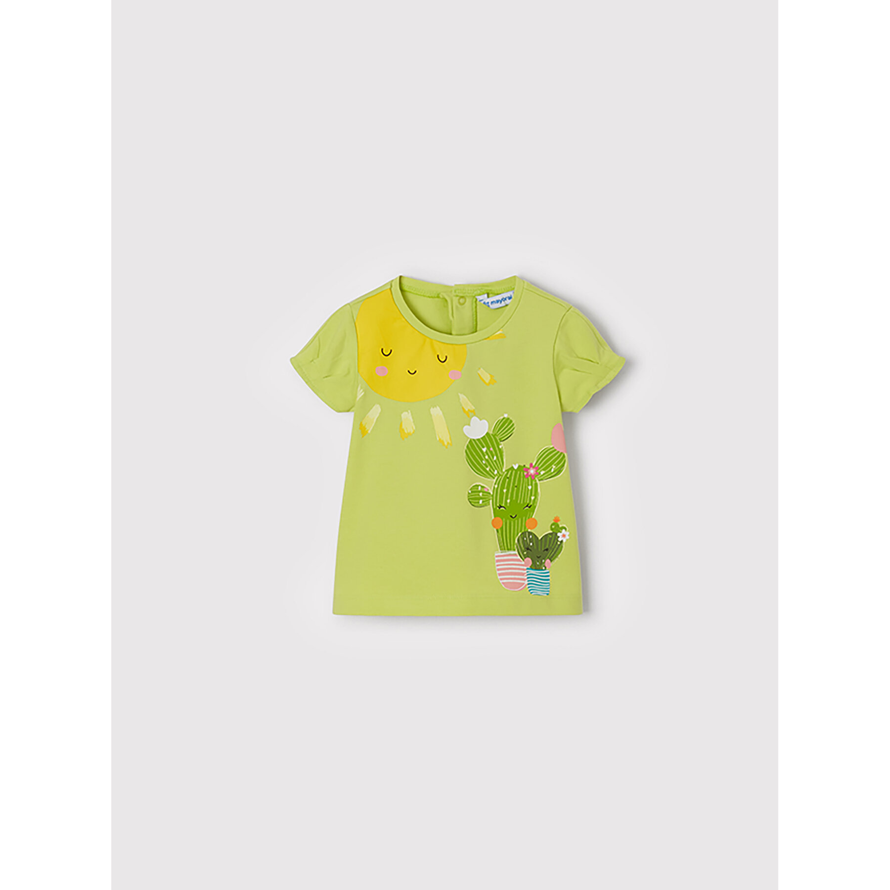 Mayoral T-Shirt 1034 Zielony Regular Fit
