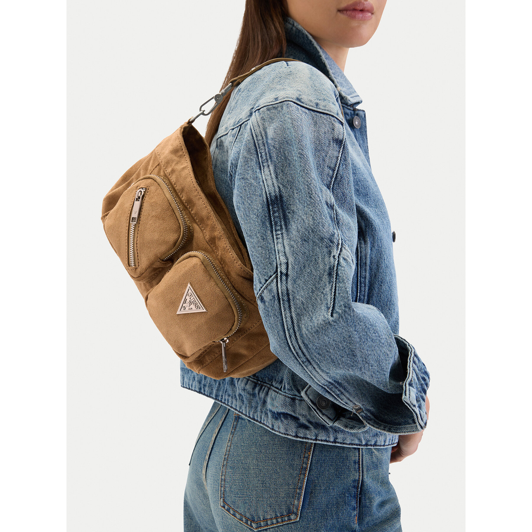 Guess Jeans Torebka CWBEO-GUESS-B-007-09 Beżowy