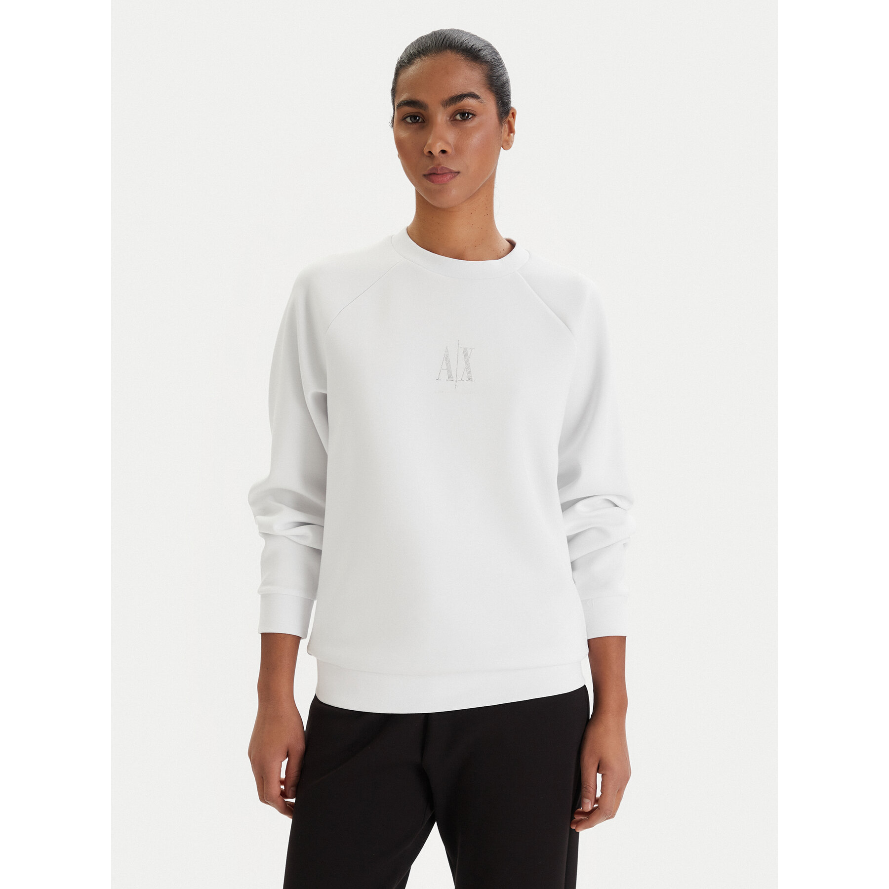Armani Exchange Bluza XW000826 AF13397 U0002 Biały Regular Fit