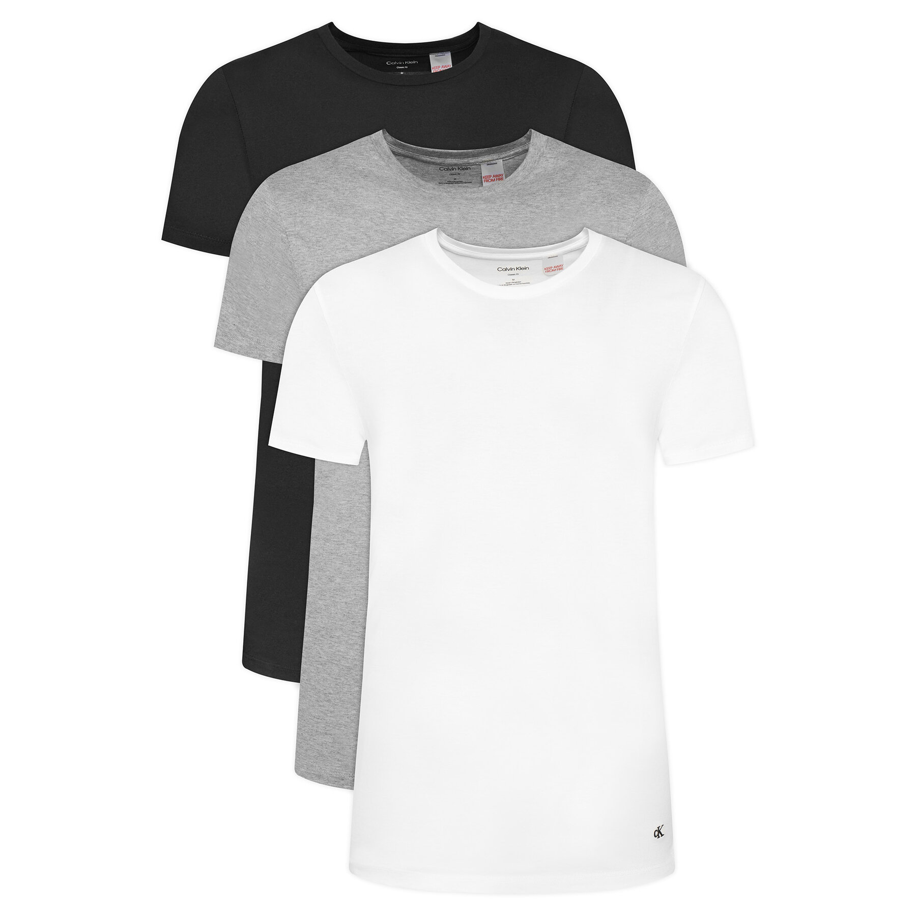 Calvin Klein Underwear Komplet t-shirtów LV00NB4051 Kolorowy Regular Fit