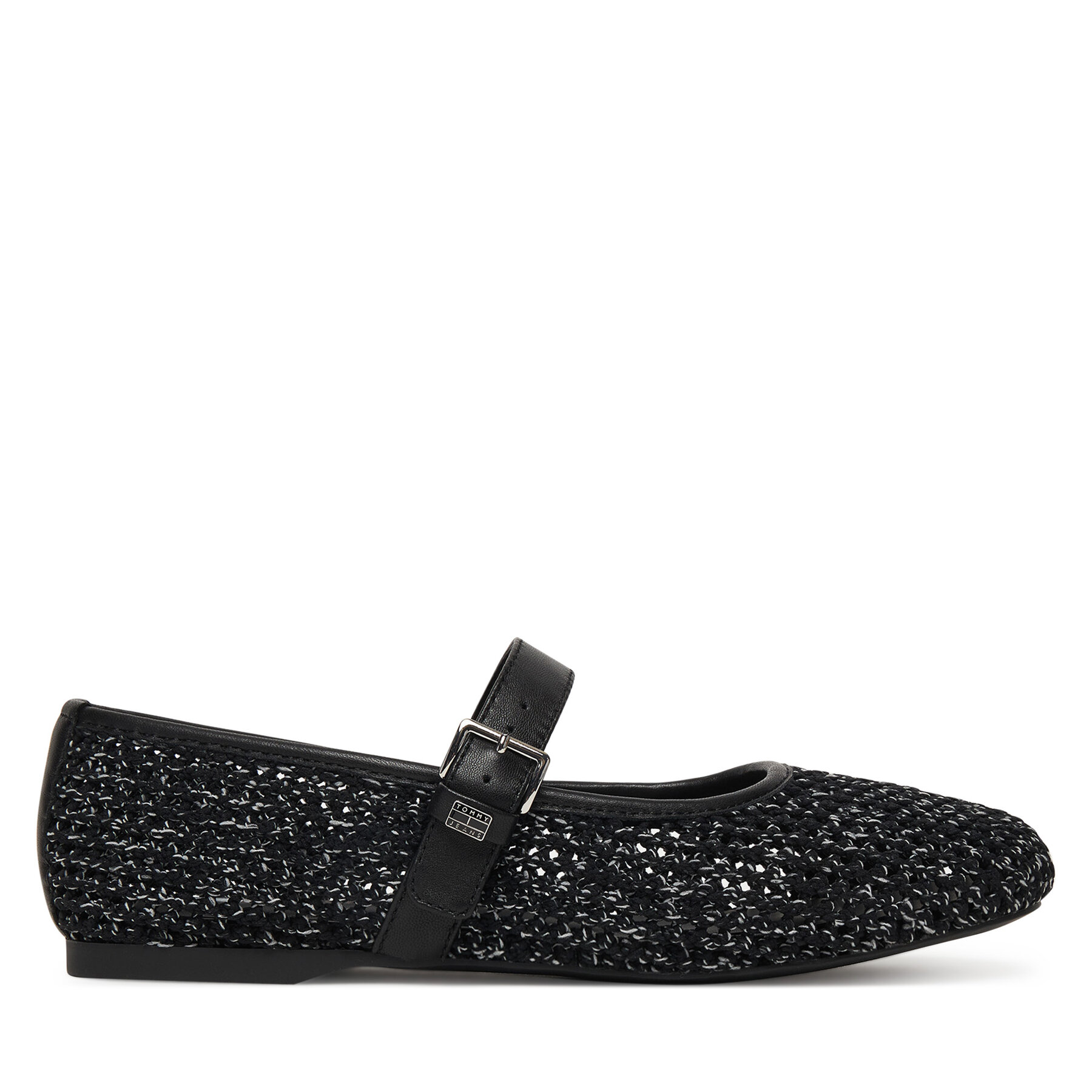 Tommy Jeans Baleriny Tjw Knitted Ballerina EN0EN03030 Czarny