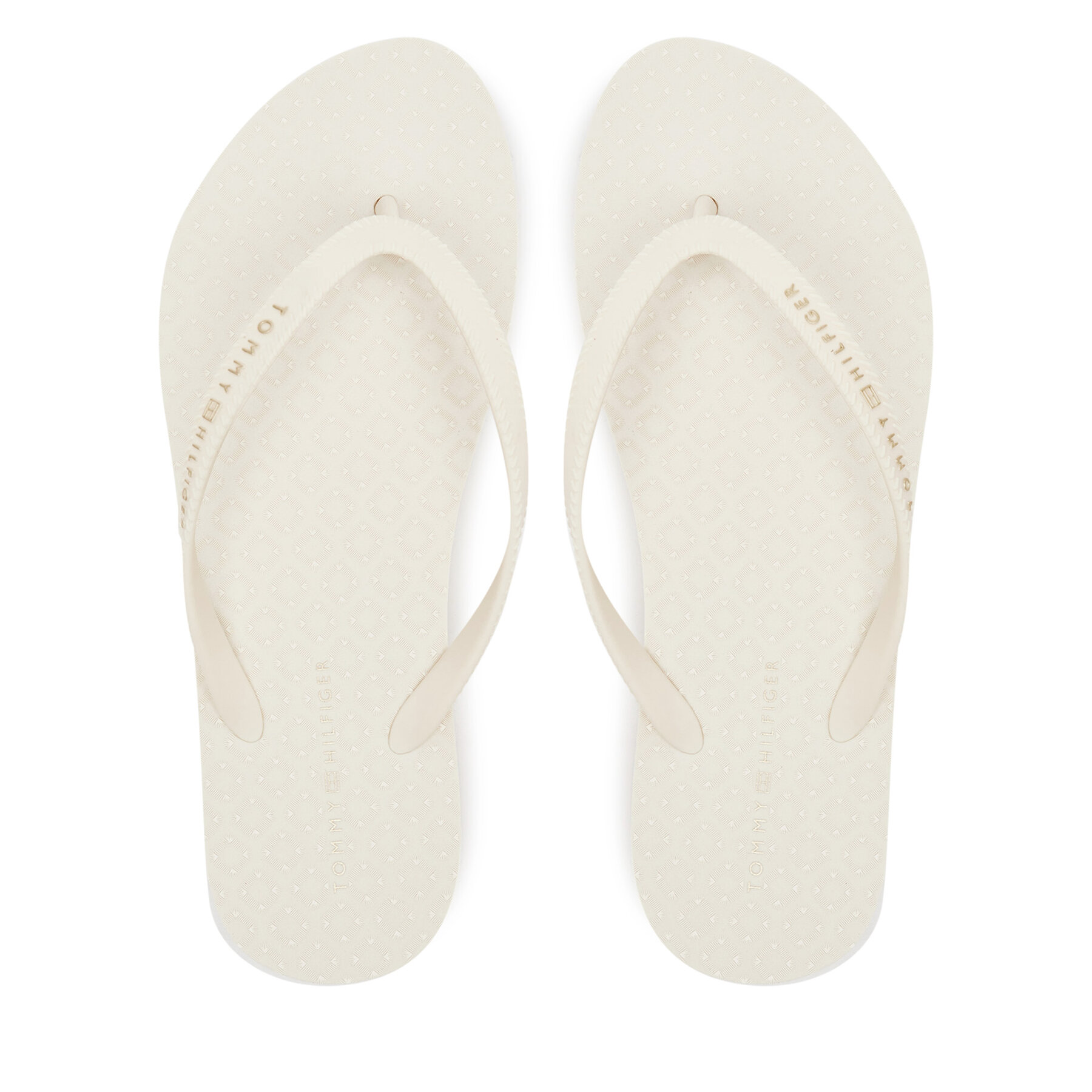 Tommy Hilfiger Japonki Hilfiger Strap Beach Sandal FW0FW08736 Écru