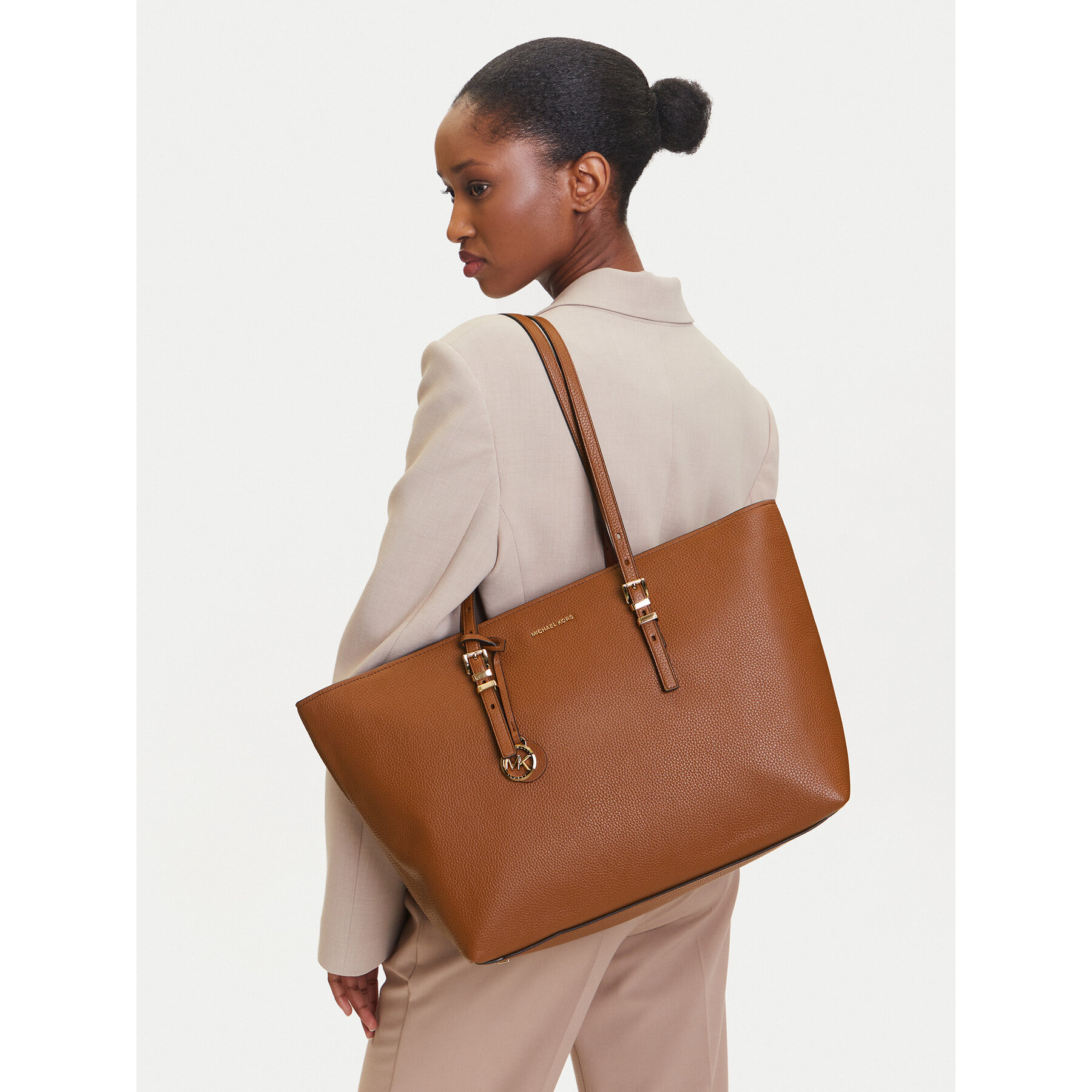 MICHAEL Michael Kors Torebka Quinn 30T5GQNT9L Brązowy