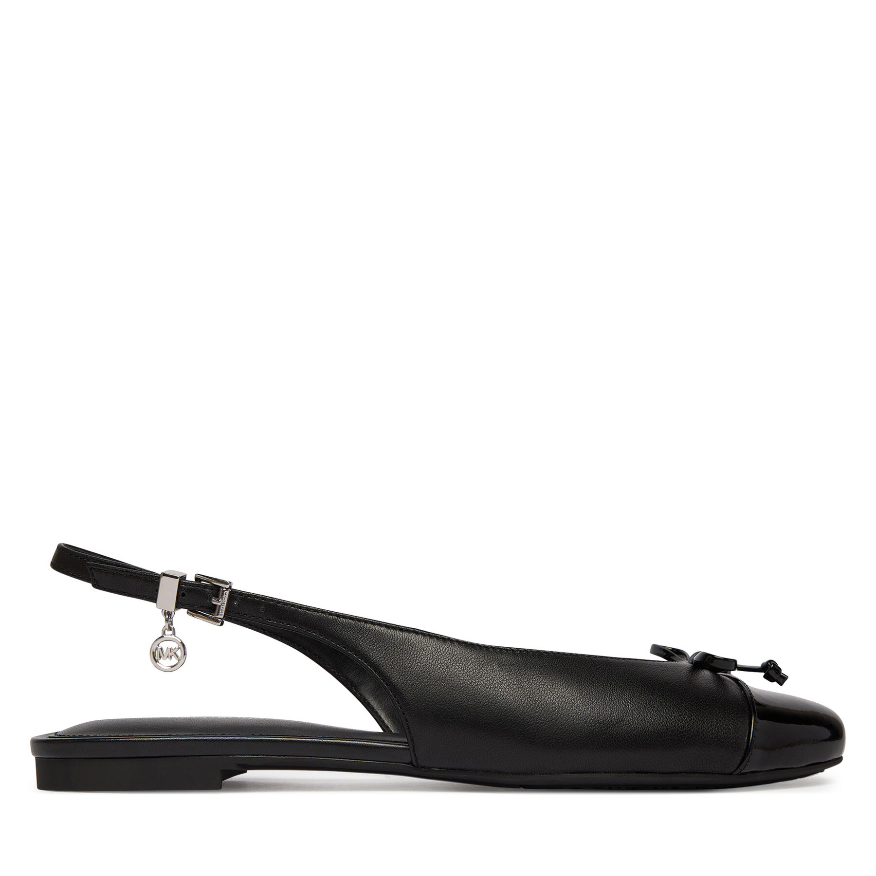 MICHAEL Michael Kors Baleriny Piper Sling 40S6PIFP2L Czarny