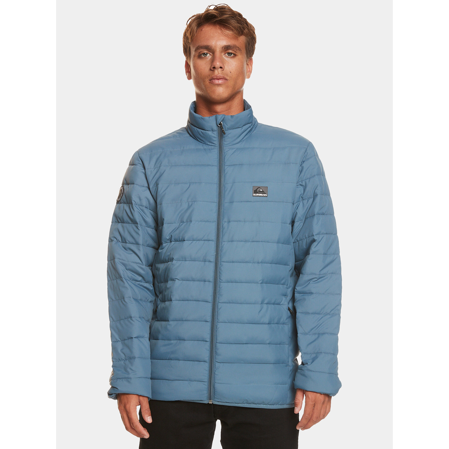 Quiksilver Kurtka przejściowa Scaly Fz Jckt EQYJK04007 Niebieski Regular Fit