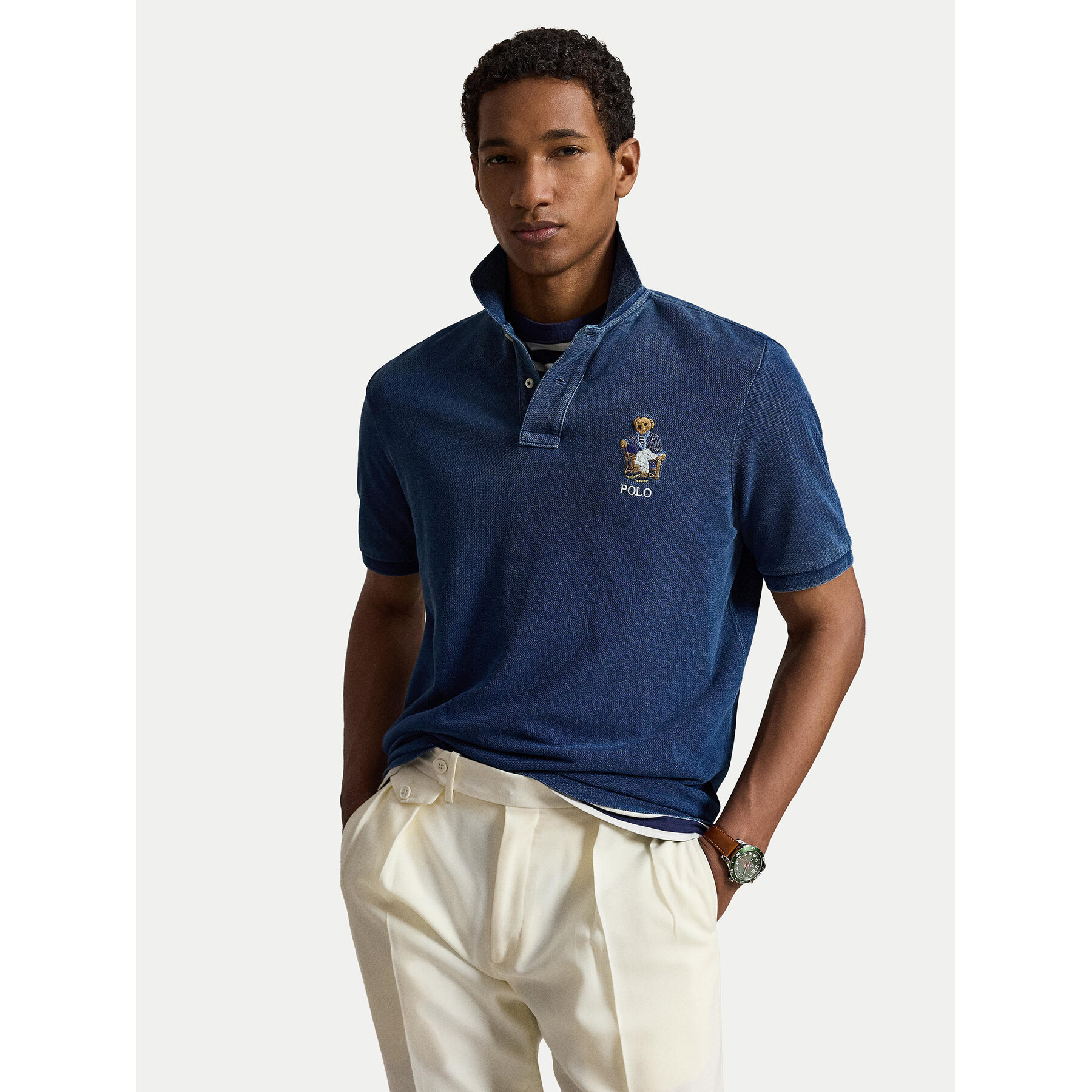 Polo Ralph Lauren Polo 710B29169001 Granatowy Regular Fit